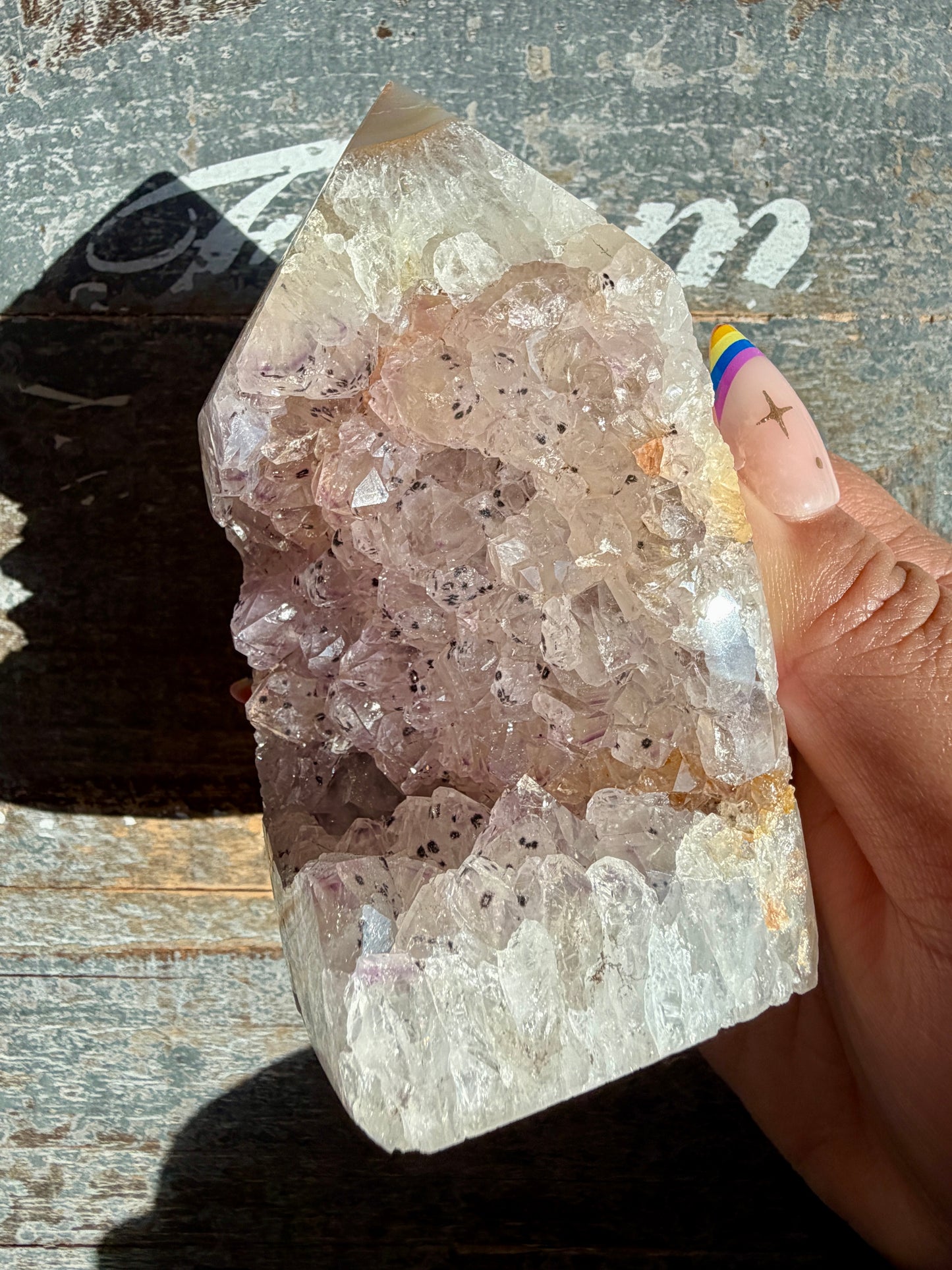 Gorgeous Agate/Orca Tower from Brazil | Opt O