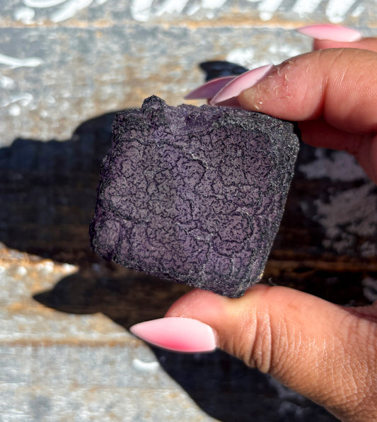 Rare "QR Code" Fluorite Specimen from China | Opt B