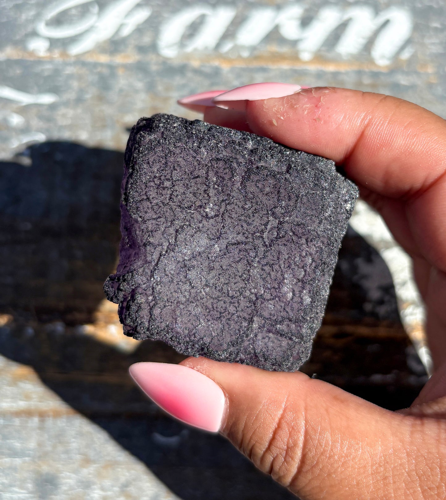Rare "QR Code" Fluorite Specimen from China | Opt B