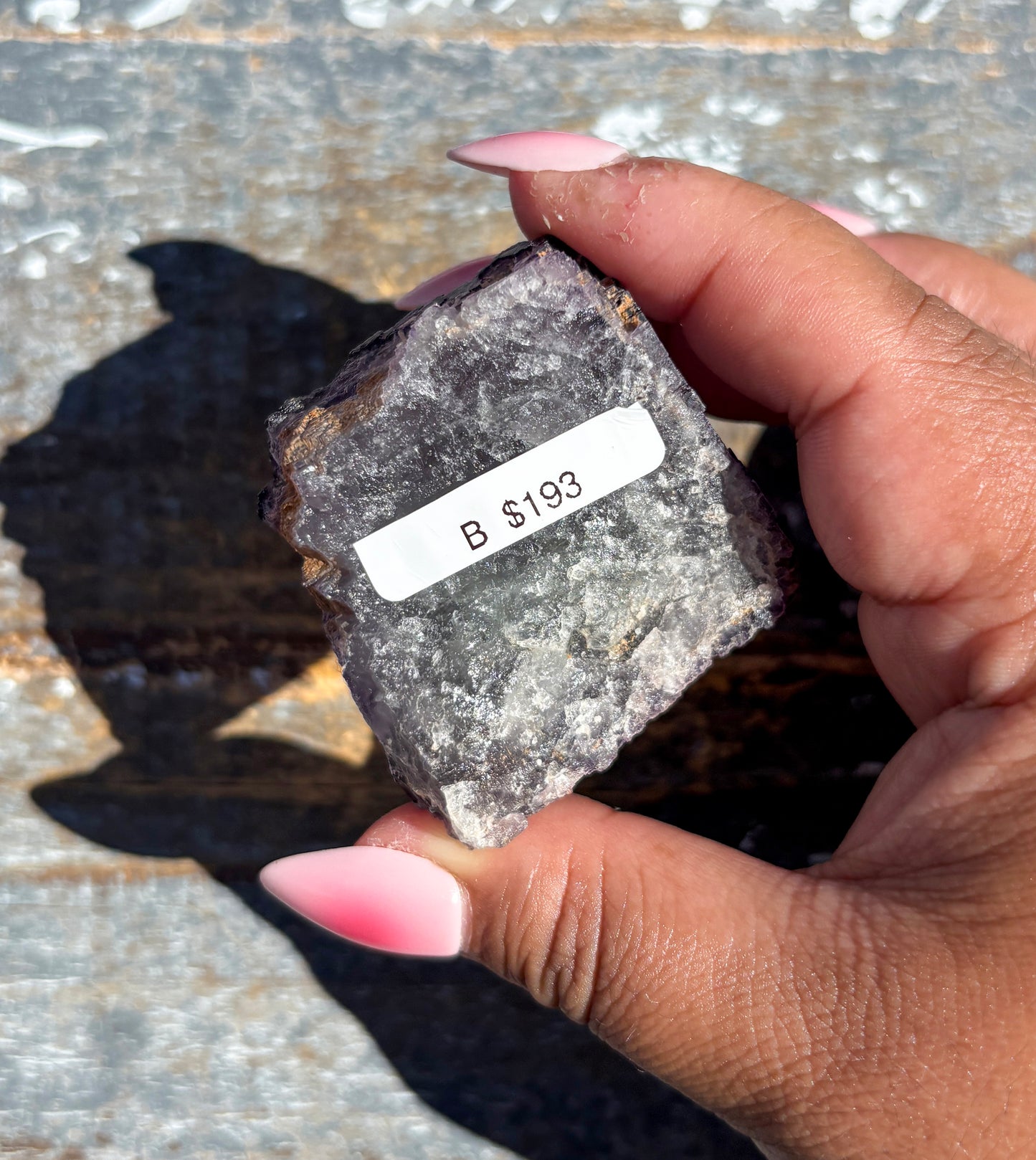 Rare "QR Code" Fluorite Specimen from China | Opt B