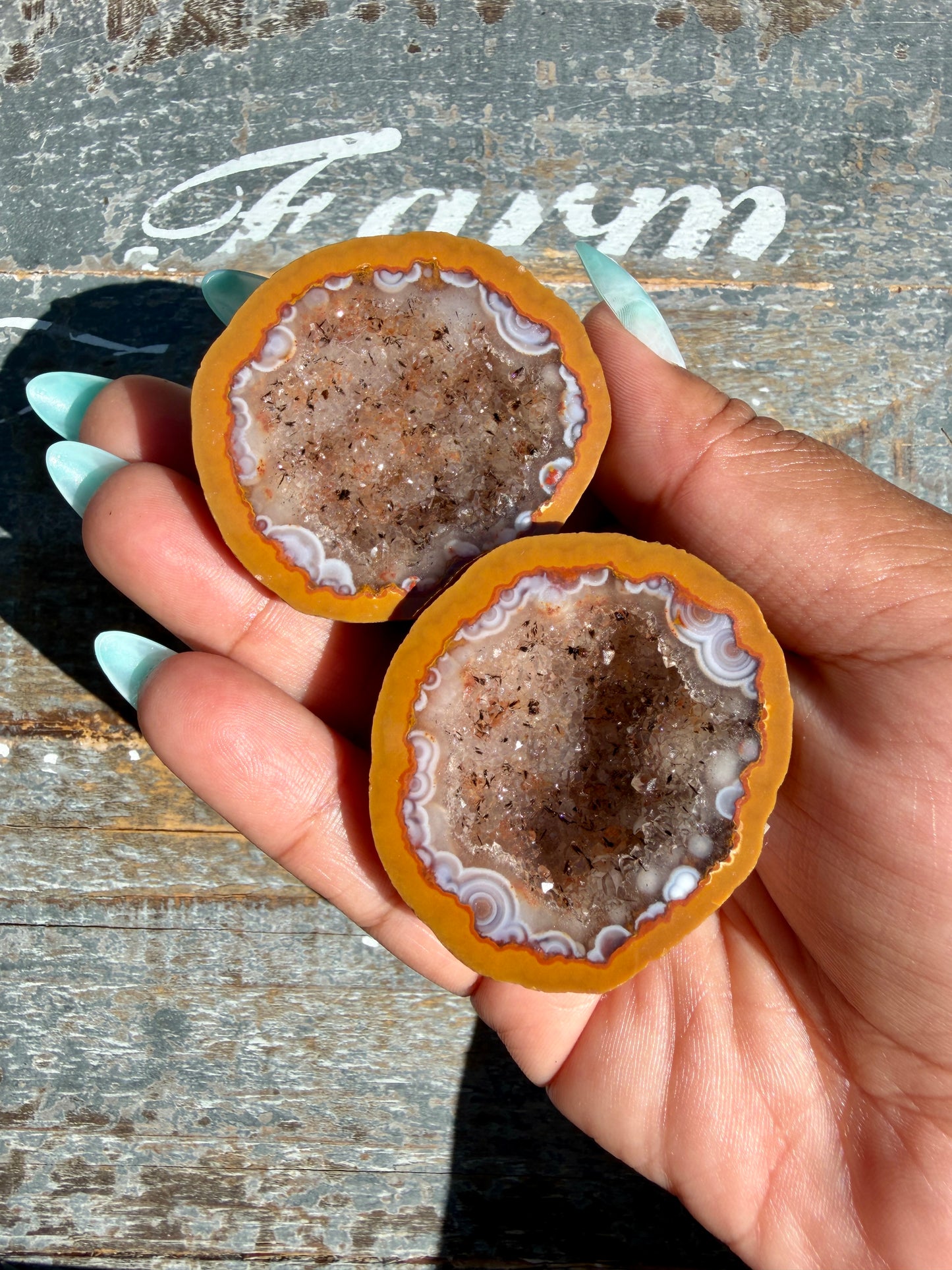 Gorgeous Druzy Agate Geode | Opt C