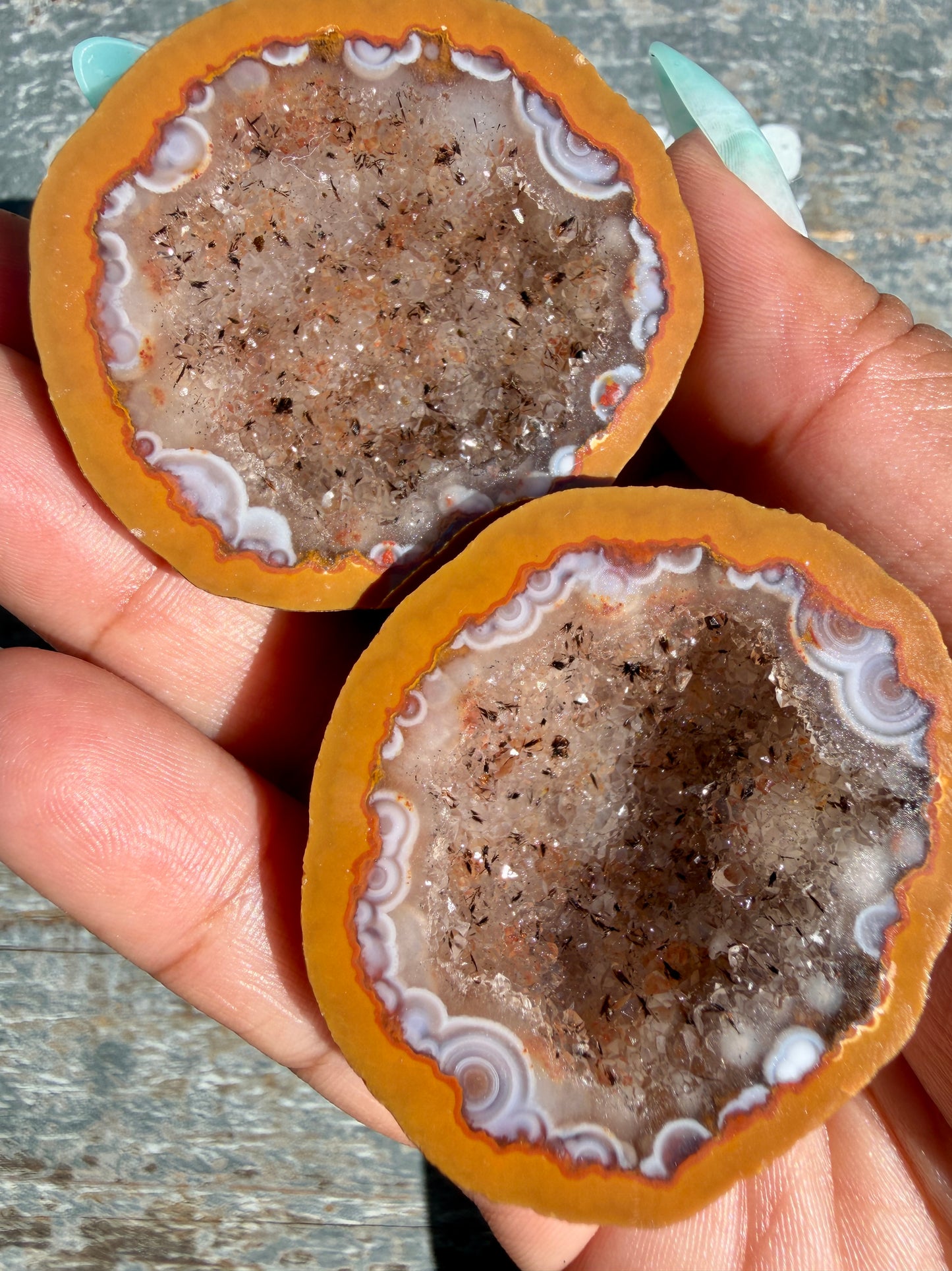 Gorgeous Druzy Agate Geode | Opt C