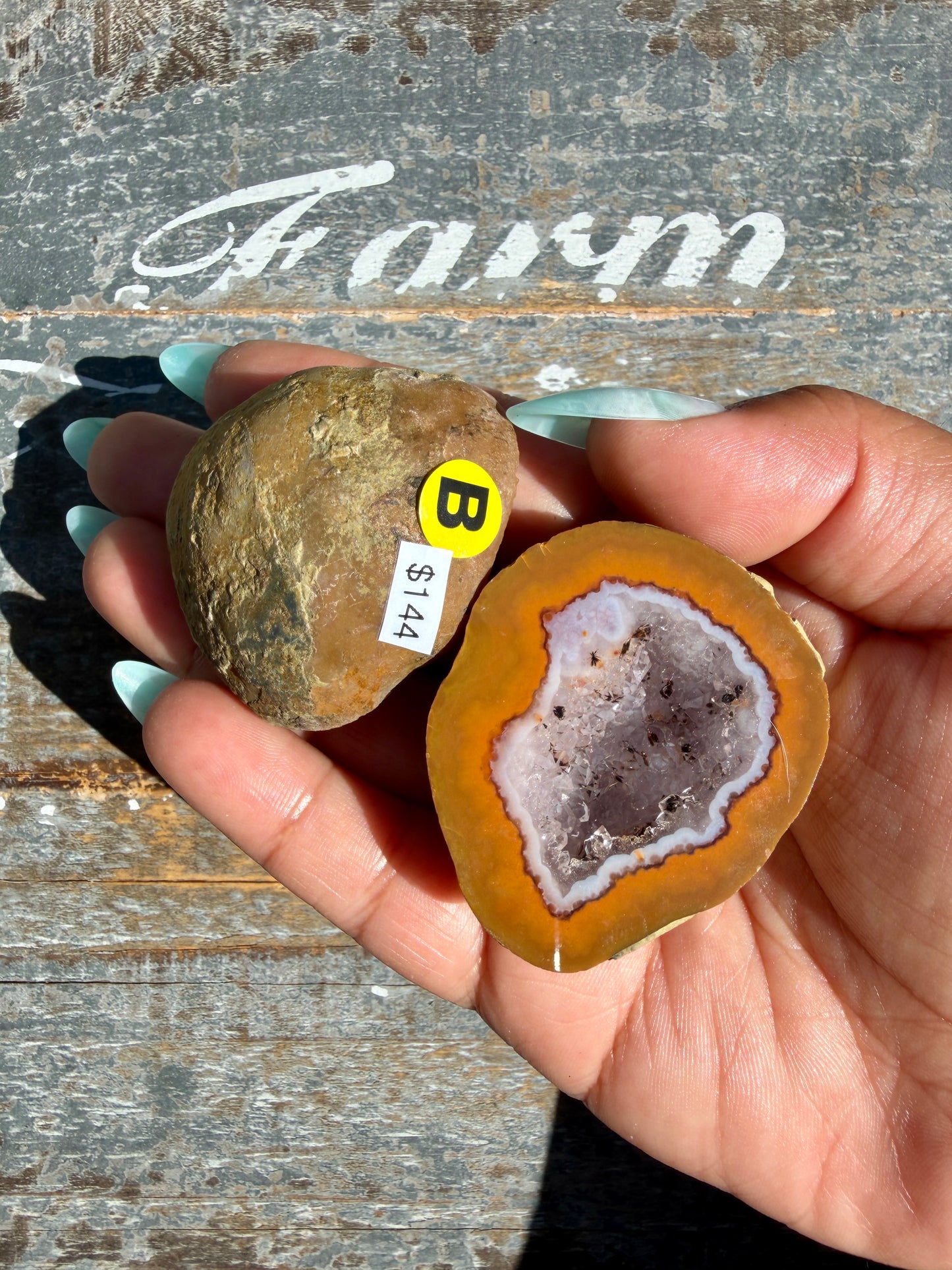 Gorgeous Druzy Agate Geode | Opt B