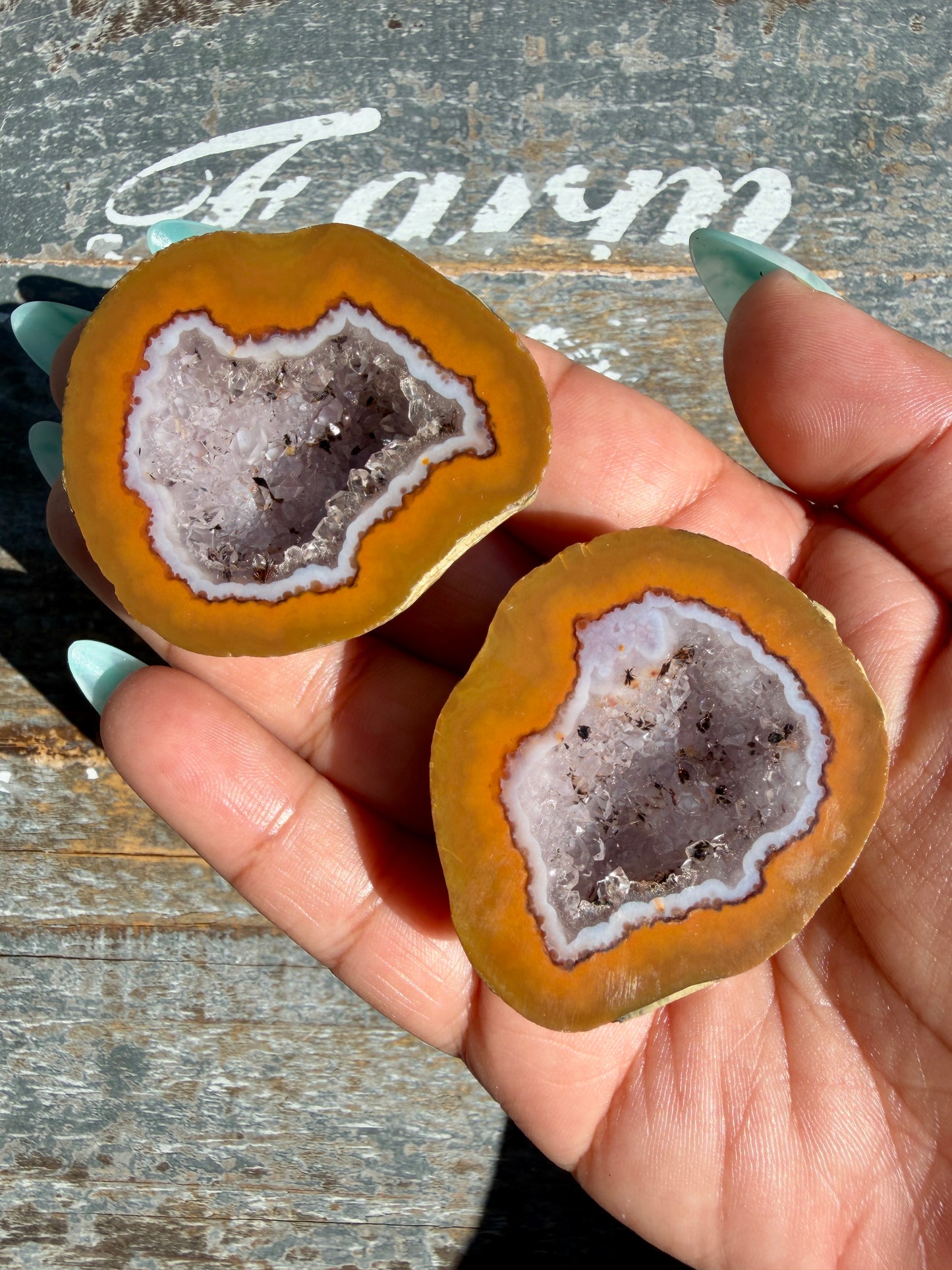 Gorgeous Druzy Agate Geode | Opt B
