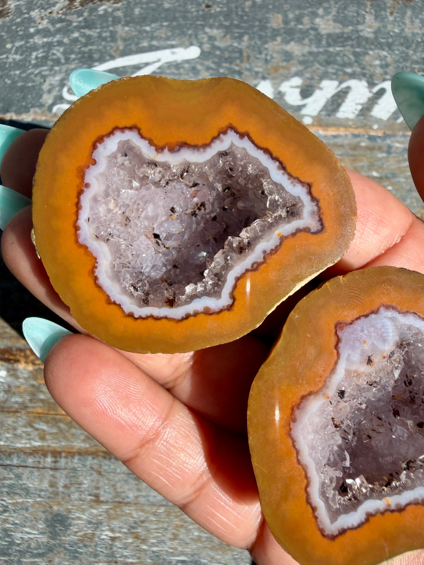 Gorgeous Druzy Agate Geode | Opt B