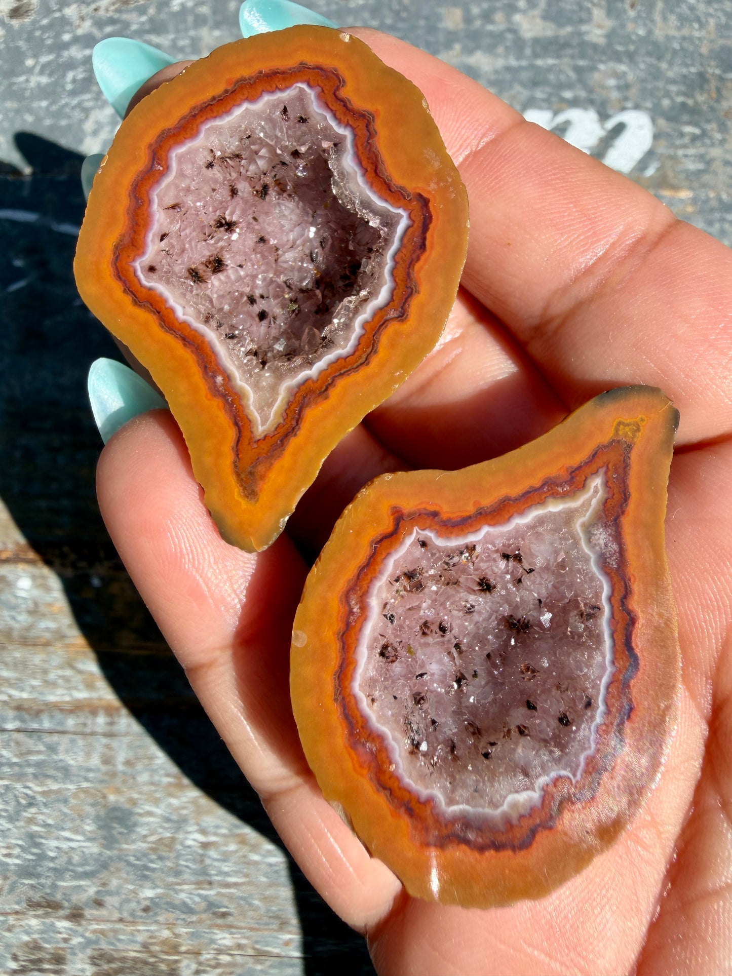 Gorgeous Druzy Agate Geode | Opt G