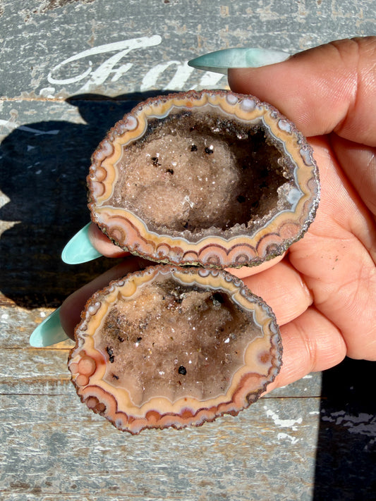 Gorgeous Druzy Agate Geode | Opt F