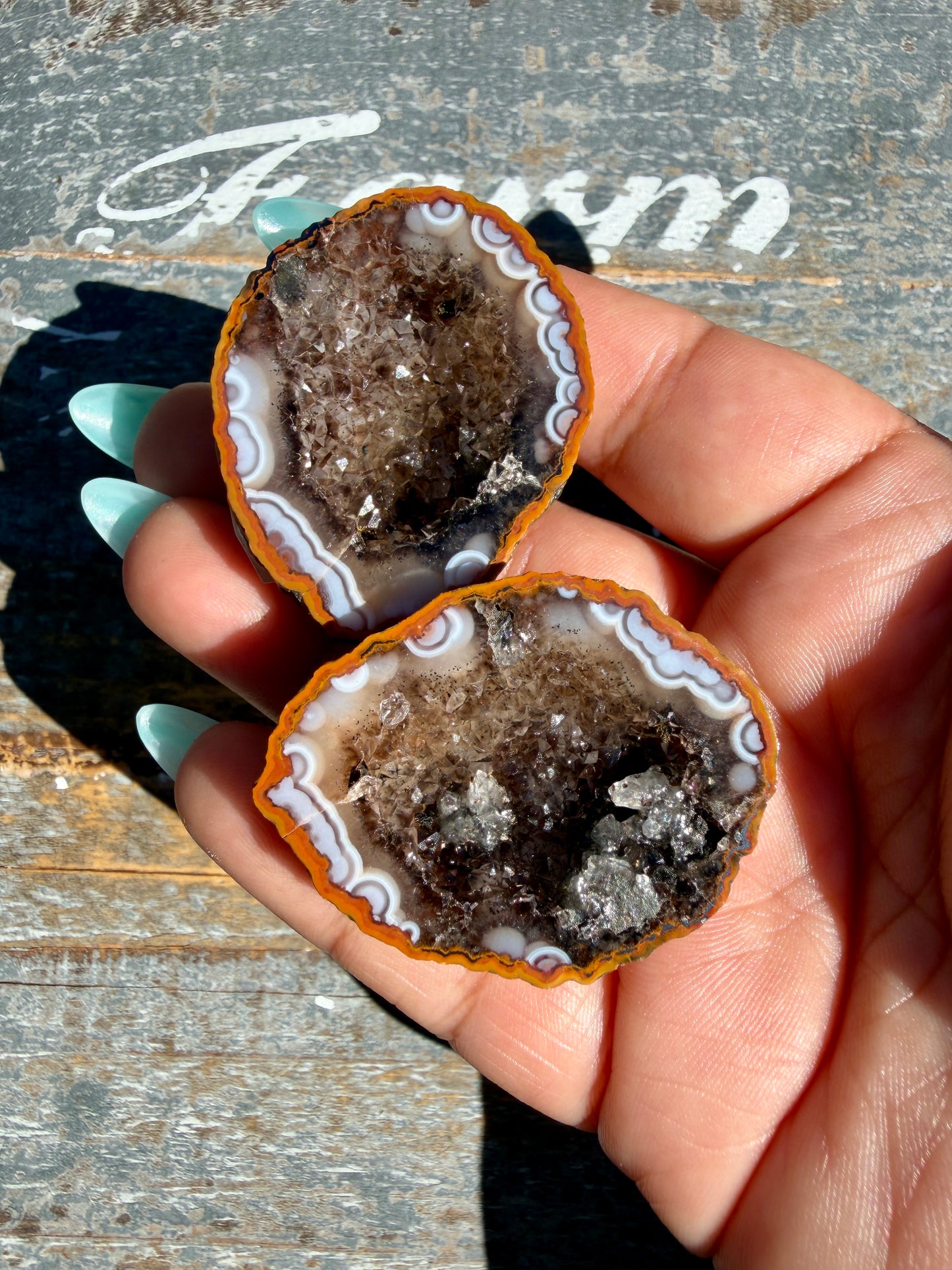 Gorgeous Druzy Agate Geode | Opt D