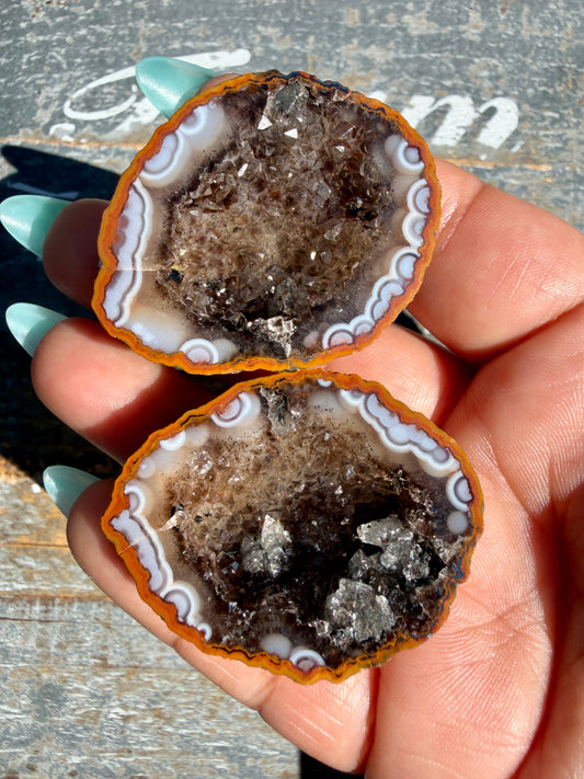 Gorgeous Druzy Agate Geode | Opt D