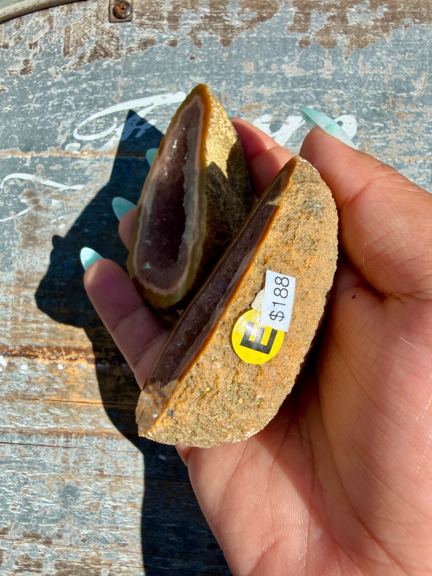 Gorgeous Druzy Agate Geode | Opt E
