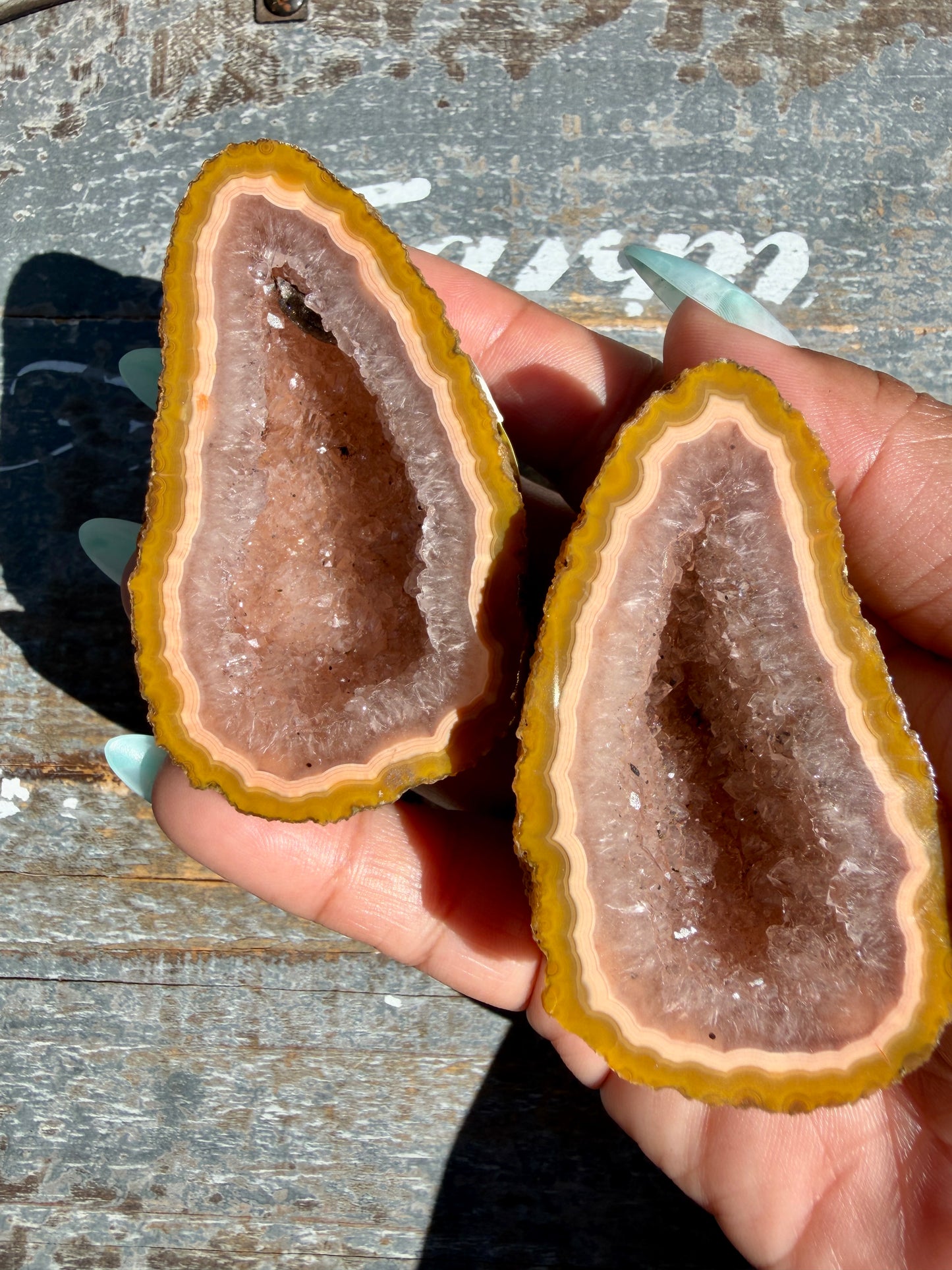 Gorgeous Druzy Agate Geode | Opt E