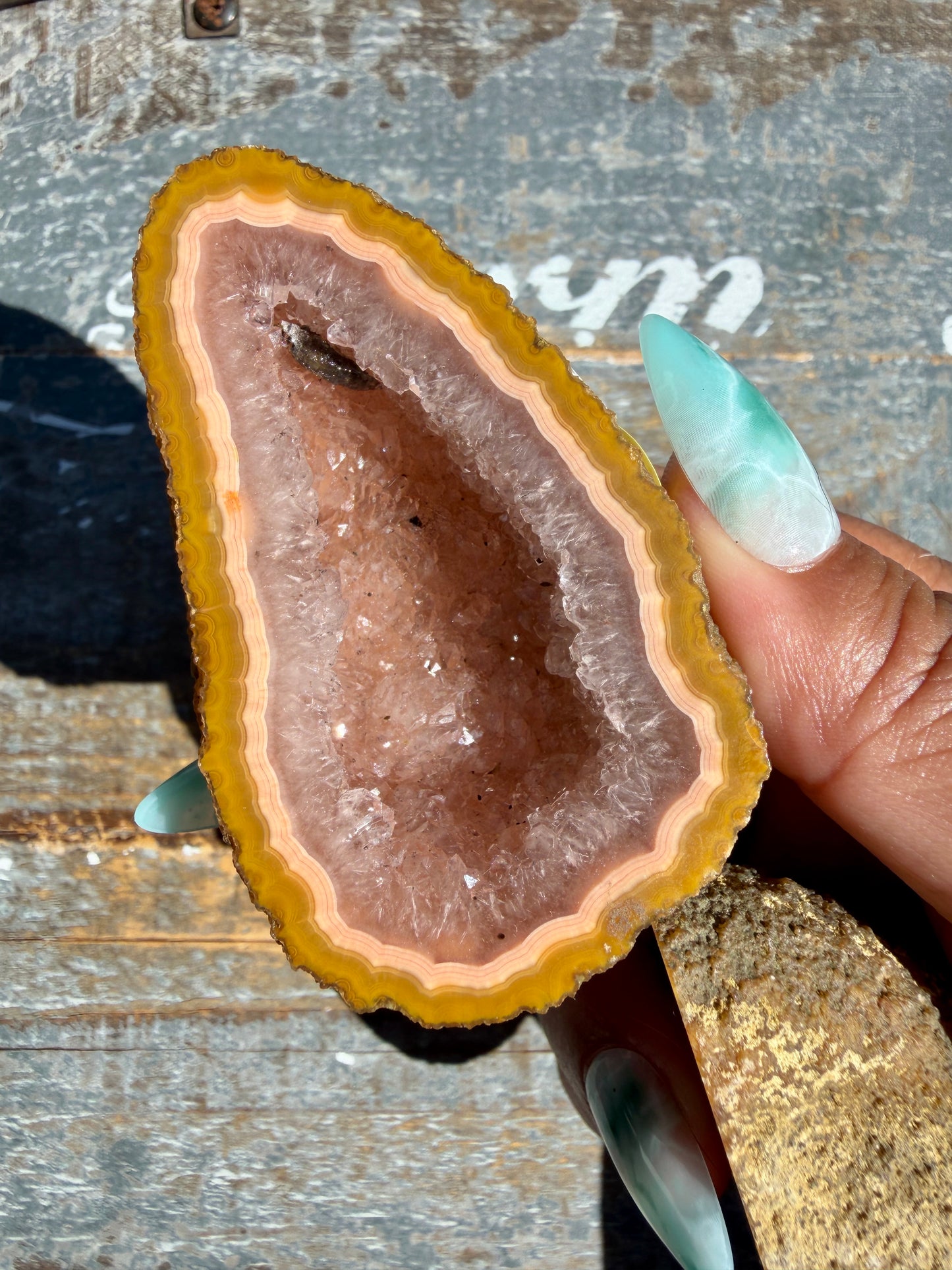 Gorgeous Druzy Agate Geode | Opt E