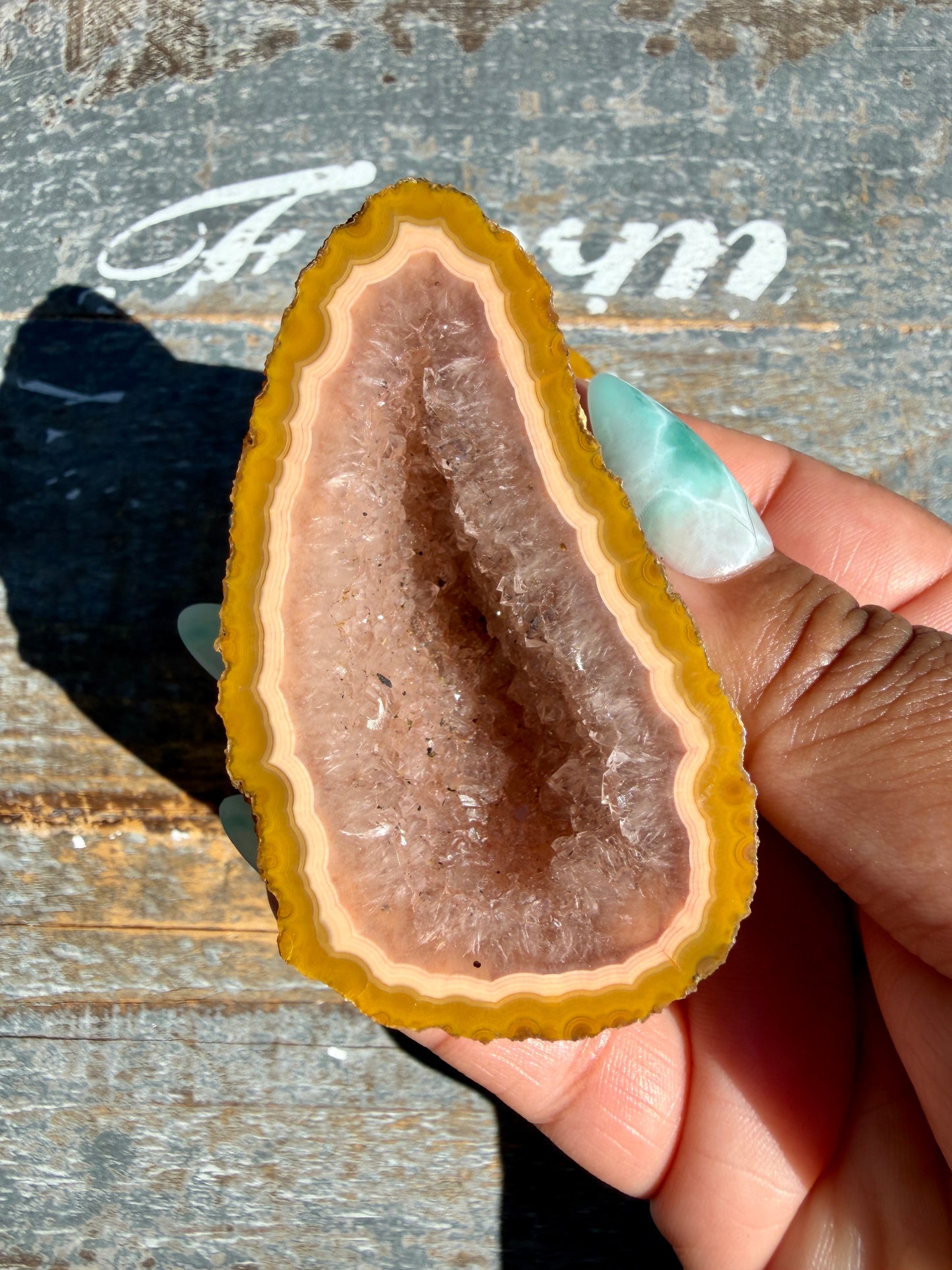 Gorgeous Druzy Agate Geode | Opt E