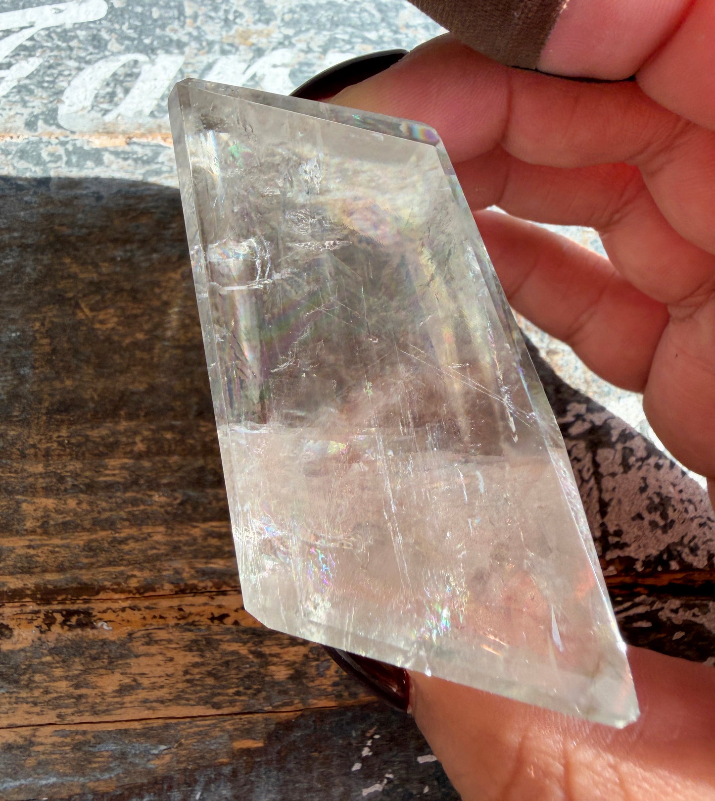 *RESERVED* TEAGAN Gorgeous Optical Calcite Freeform from India | Opt G