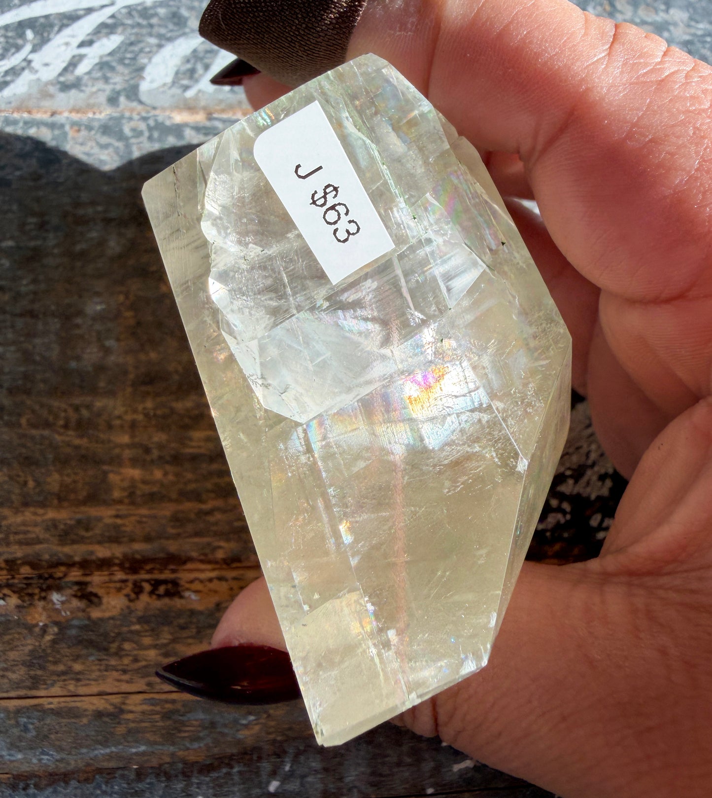 Gorgeous Optical Calcite Freeform from India | Opt J