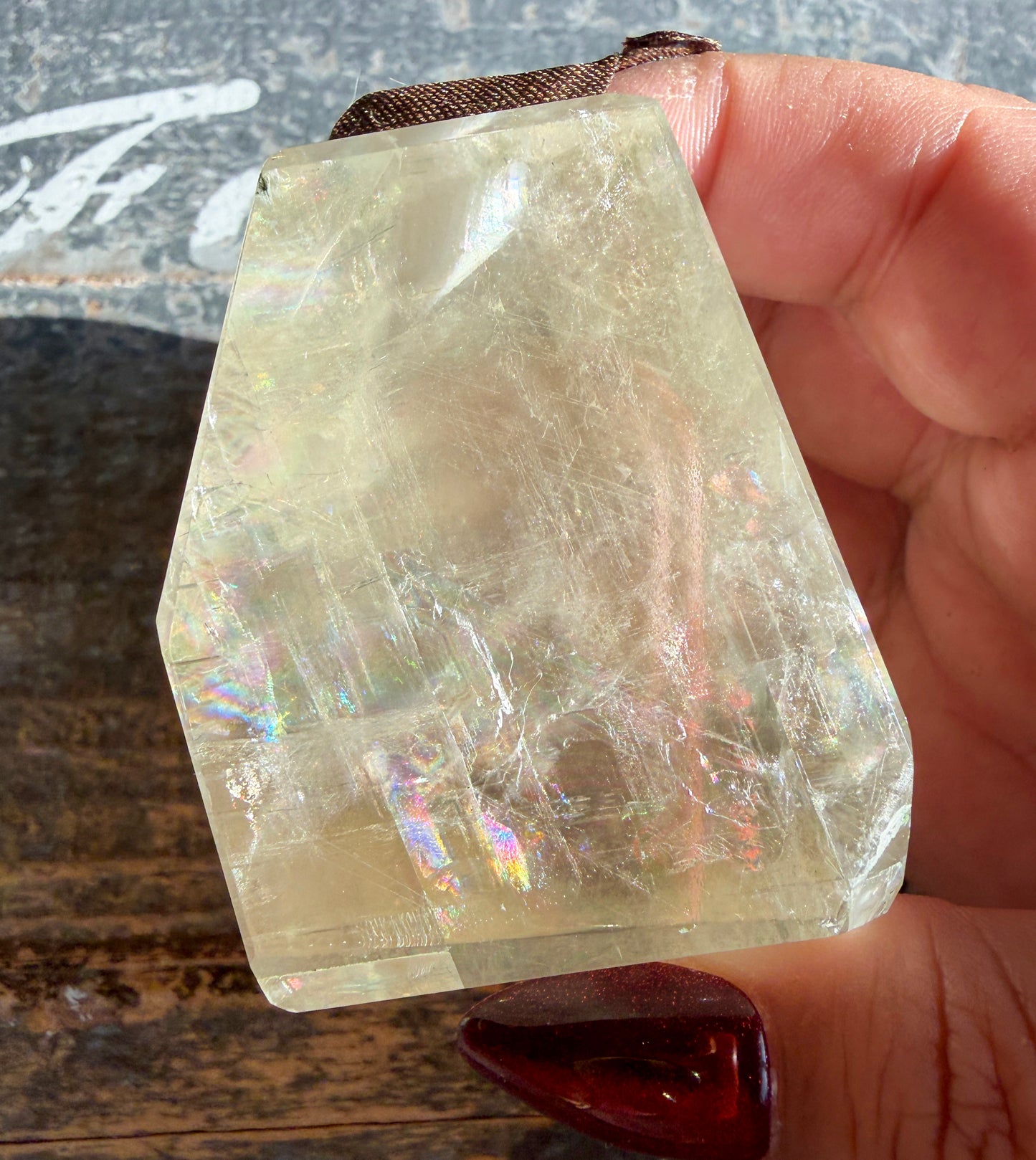 Gorgeous Optical Calcite Freeform from India | Opt J