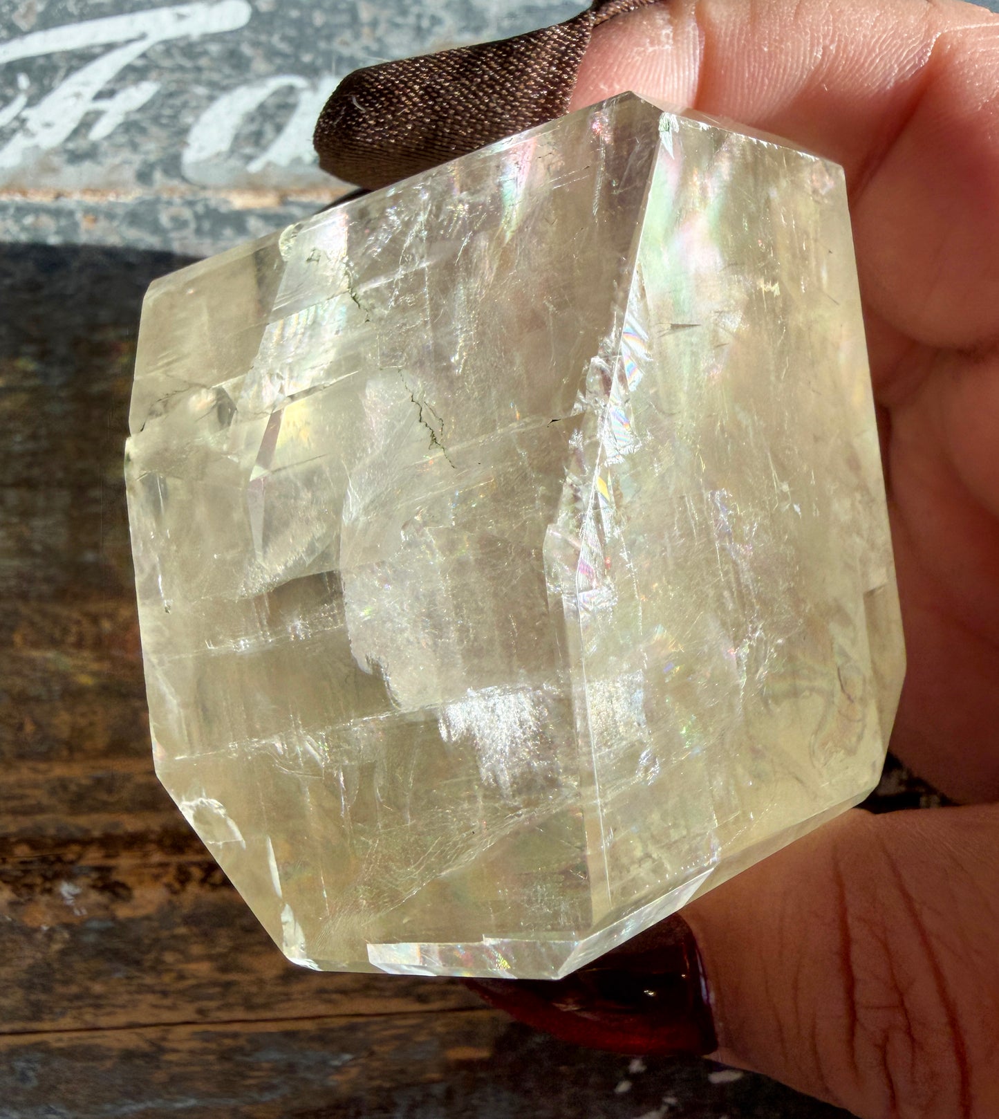 Gorgeous Optical Calcite Freeform from India | Opt J