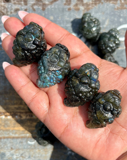 One (1) Labradorite Money Toad | Intuitively Chosen