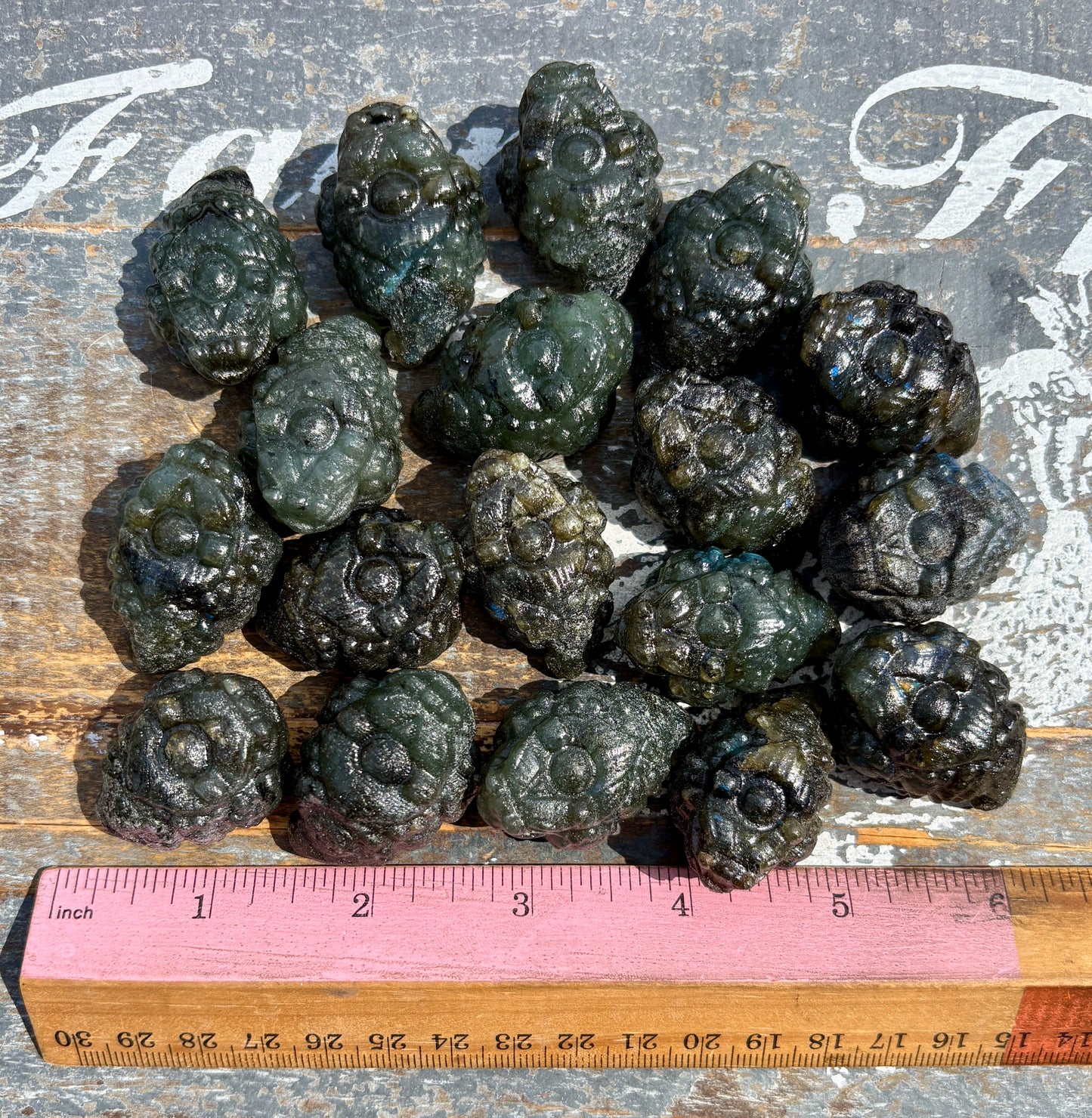One (1) Labradorite Money Toad | Intuitively Chosen