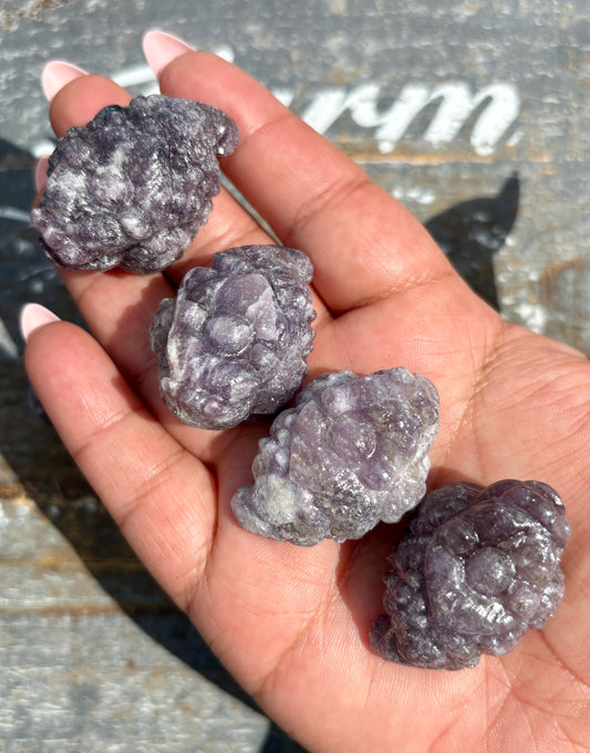 One (1) Lepidolite Money Toad | Intuitively Chosen