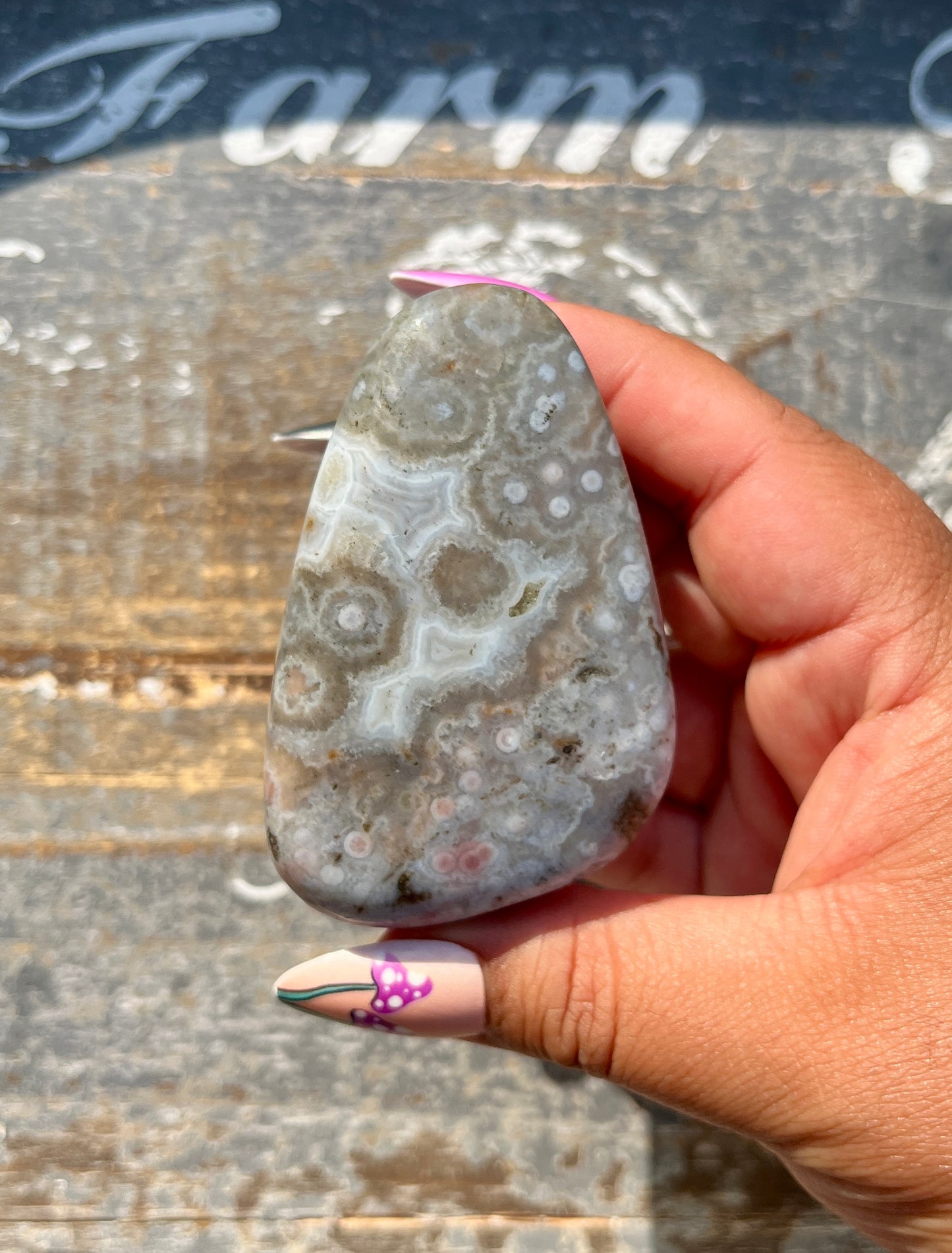 Gorgeous Veinless Ocean Jasper FreeForm