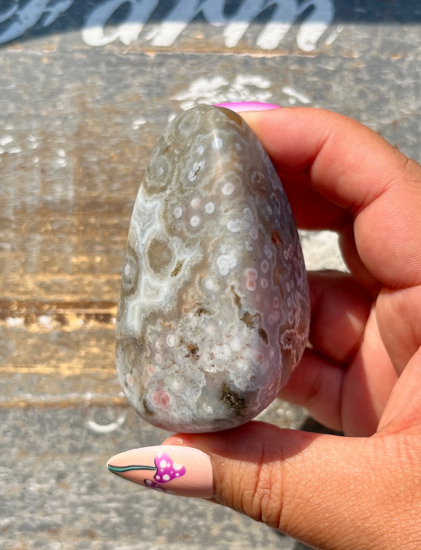 Gorgeous Veinless Ocean Jasper FreeForm