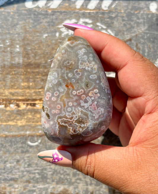 Gorgeous Veinless Ocean Jasper FreeForm