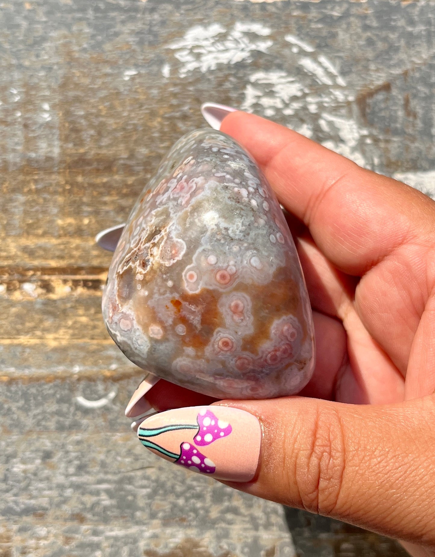 Gorgeous Veinless Ocean Jasper FreeForm