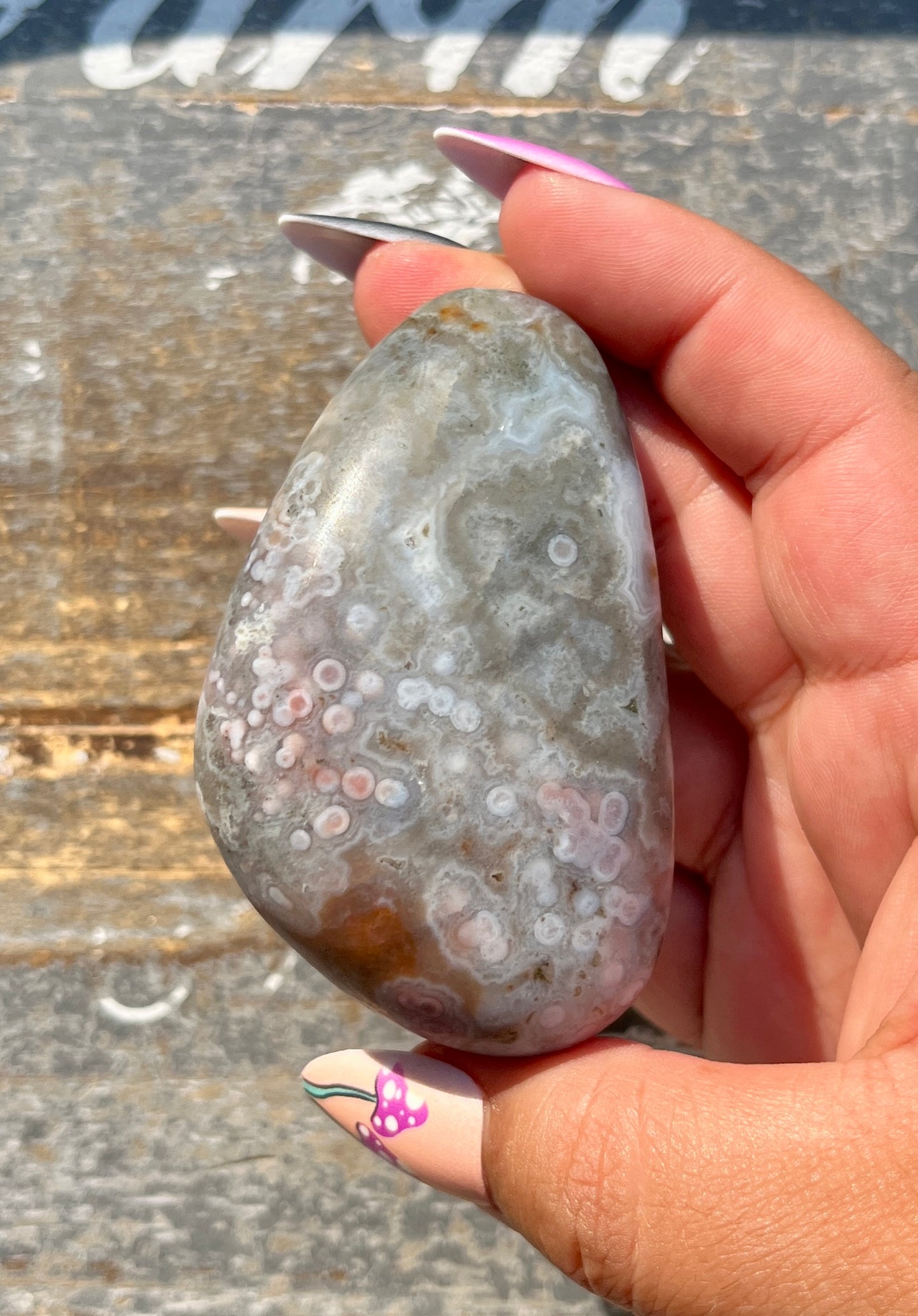 Gorgeous Veinless Ocean Jasper FreeForm