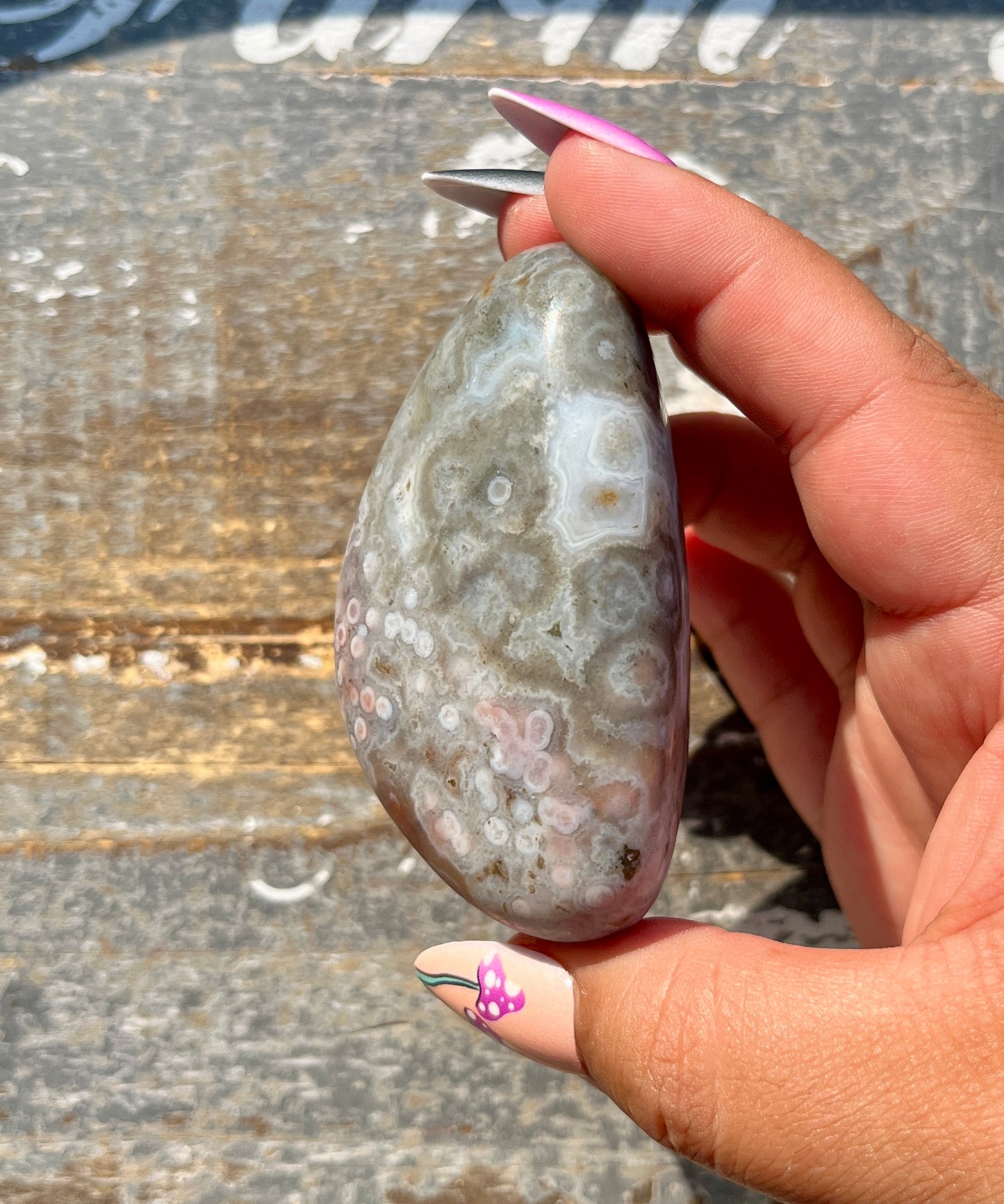 Gorgeous Veinless Ocean Jasper FreeForm