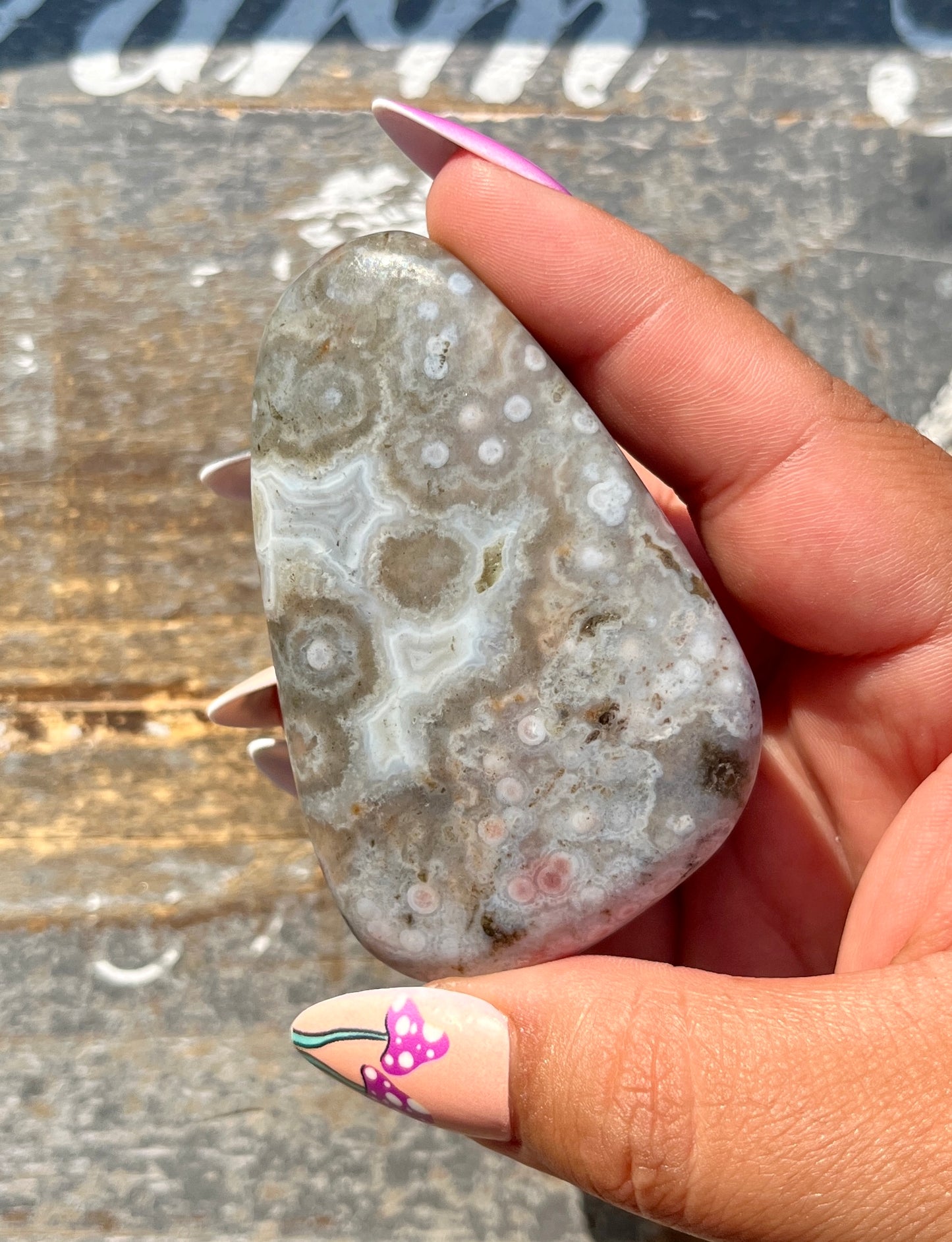 Gorgeous Veinless Ocean Jasper FreeForm