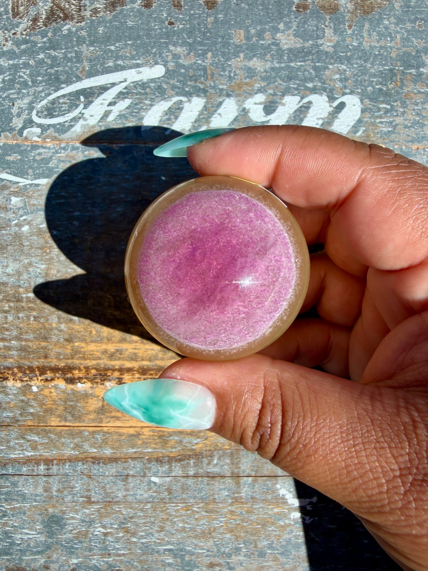 Gorgeous Yellow Candy Fluorite Sphere | Opt Q
