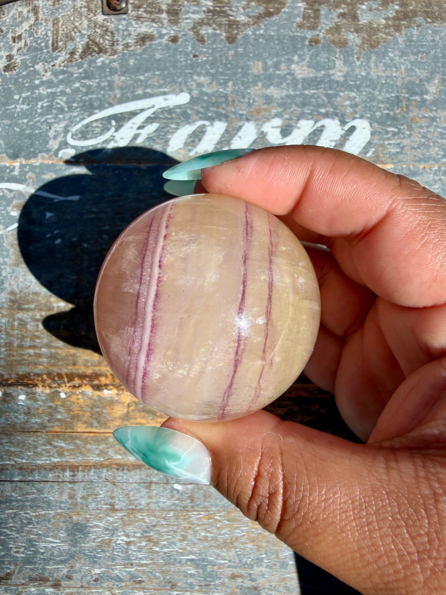 Gorgeous Yellow Candy Fluorite Sphere | Opt Y