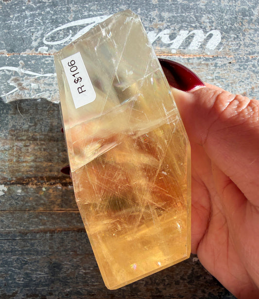 Gorgeous Optical Calcite Freeform from India | Opt R