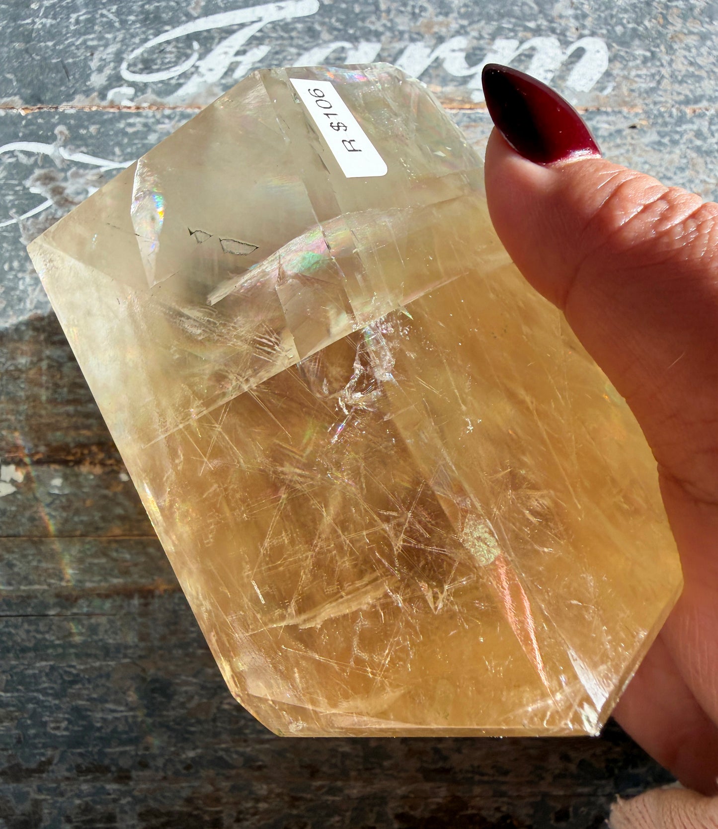 Gorgeous Optical Calcite Freeform from India | Opt R
