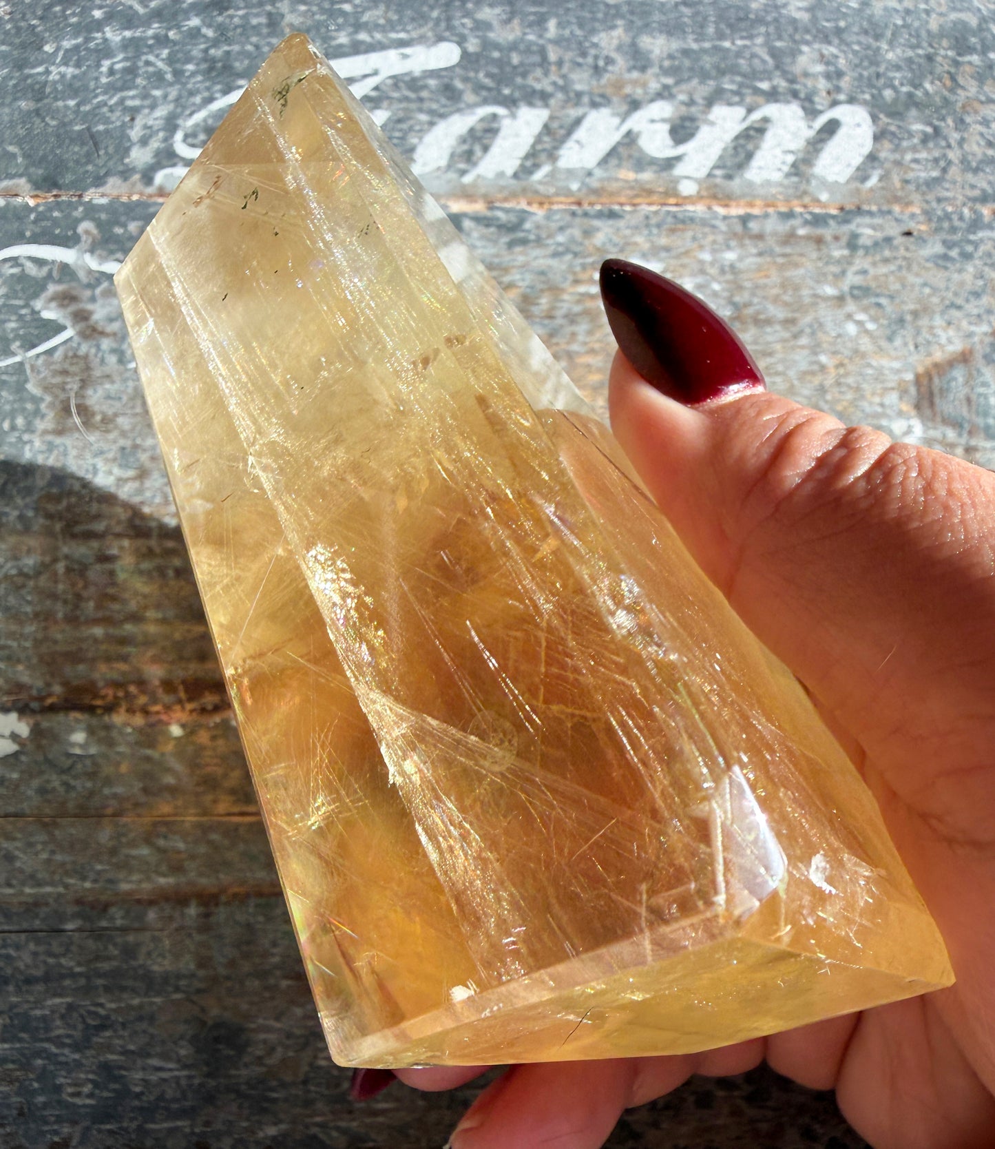 Gorgeous Optical Calcite Freeform from India | Opt R