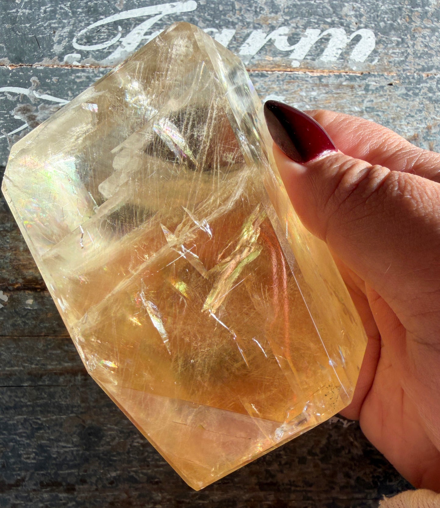 Gorgeous Optical Calcite Freeform from India | Opt R