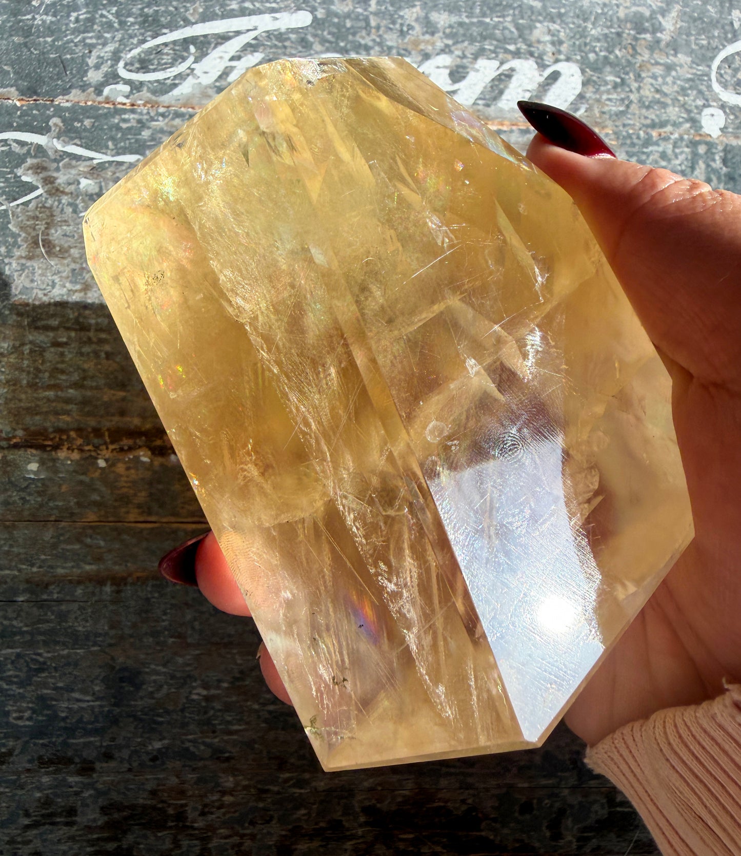 Gorgeous Optical Calcite Freeform from India | Opt R