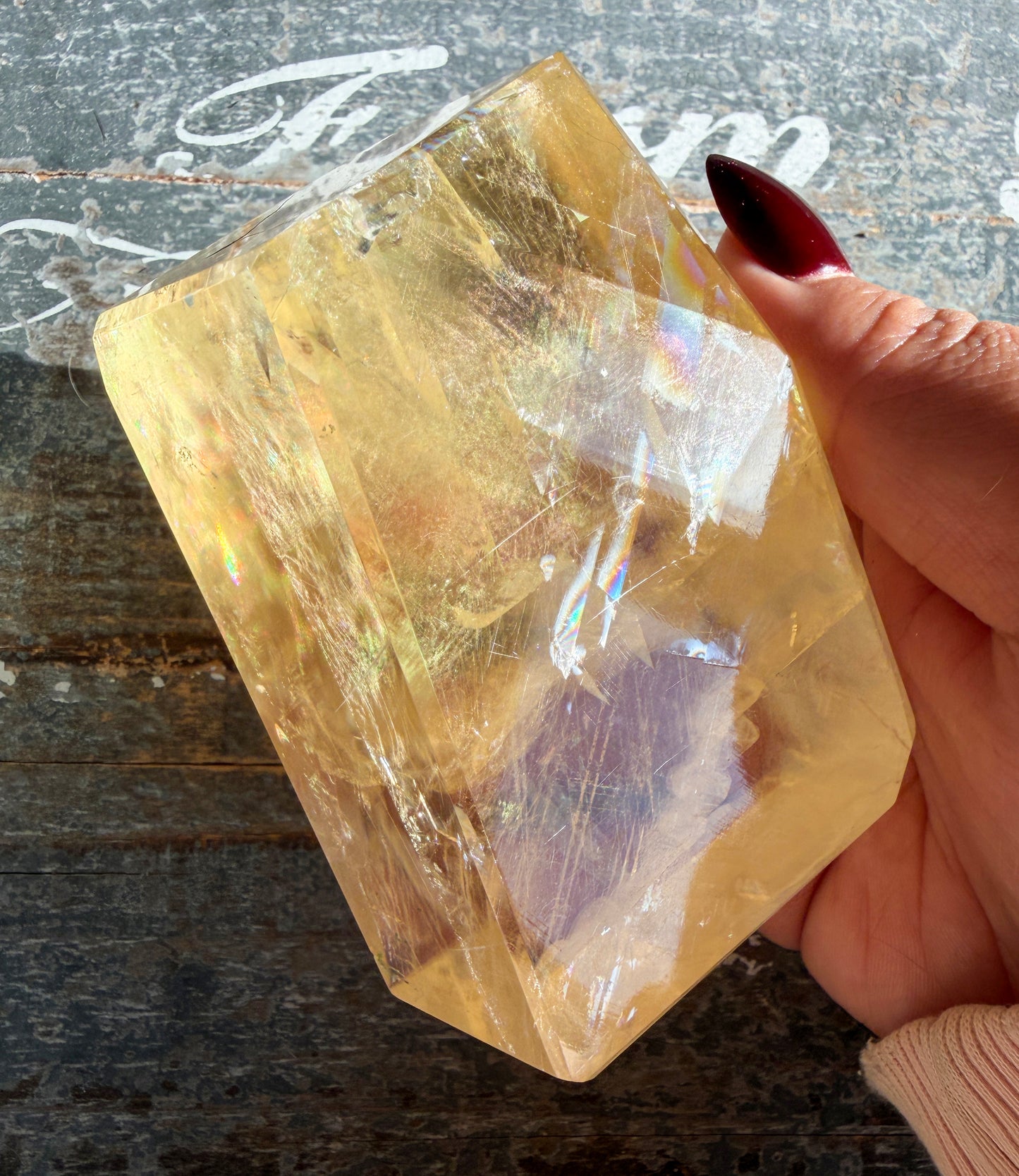 Gorgeous Optical Calcite Freeform from India | Opt R