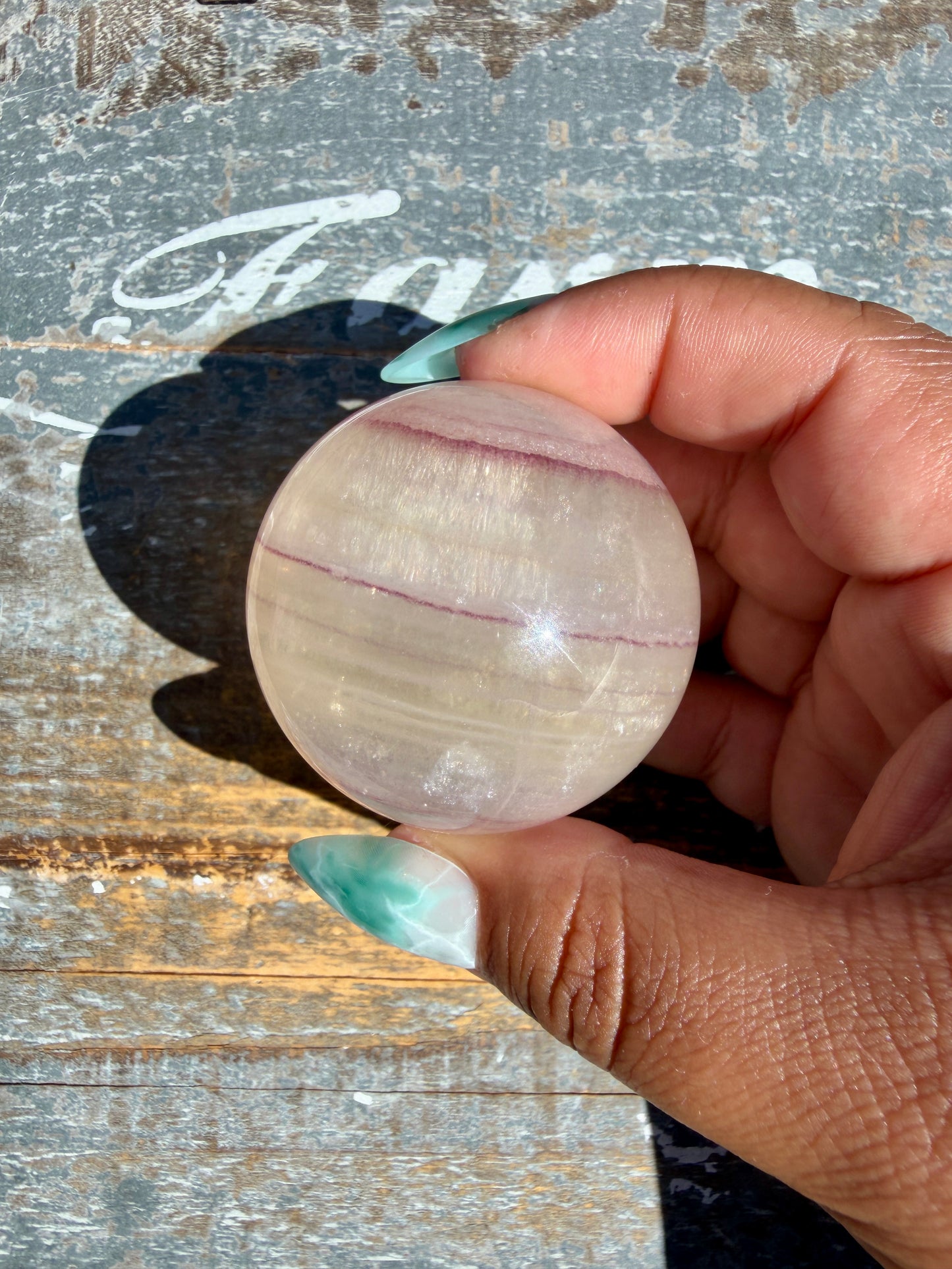 Gorgeous Yellow Candy Fluorite Sphere | Opt P