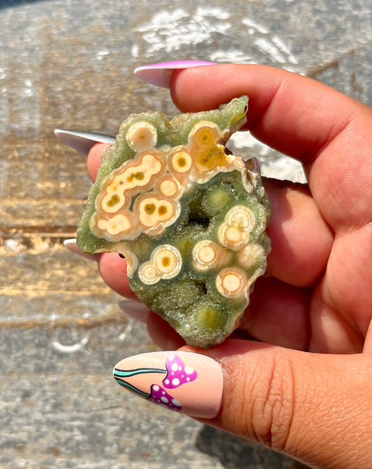 Gorgeous Authentic Ocean Jasper Mini Slab