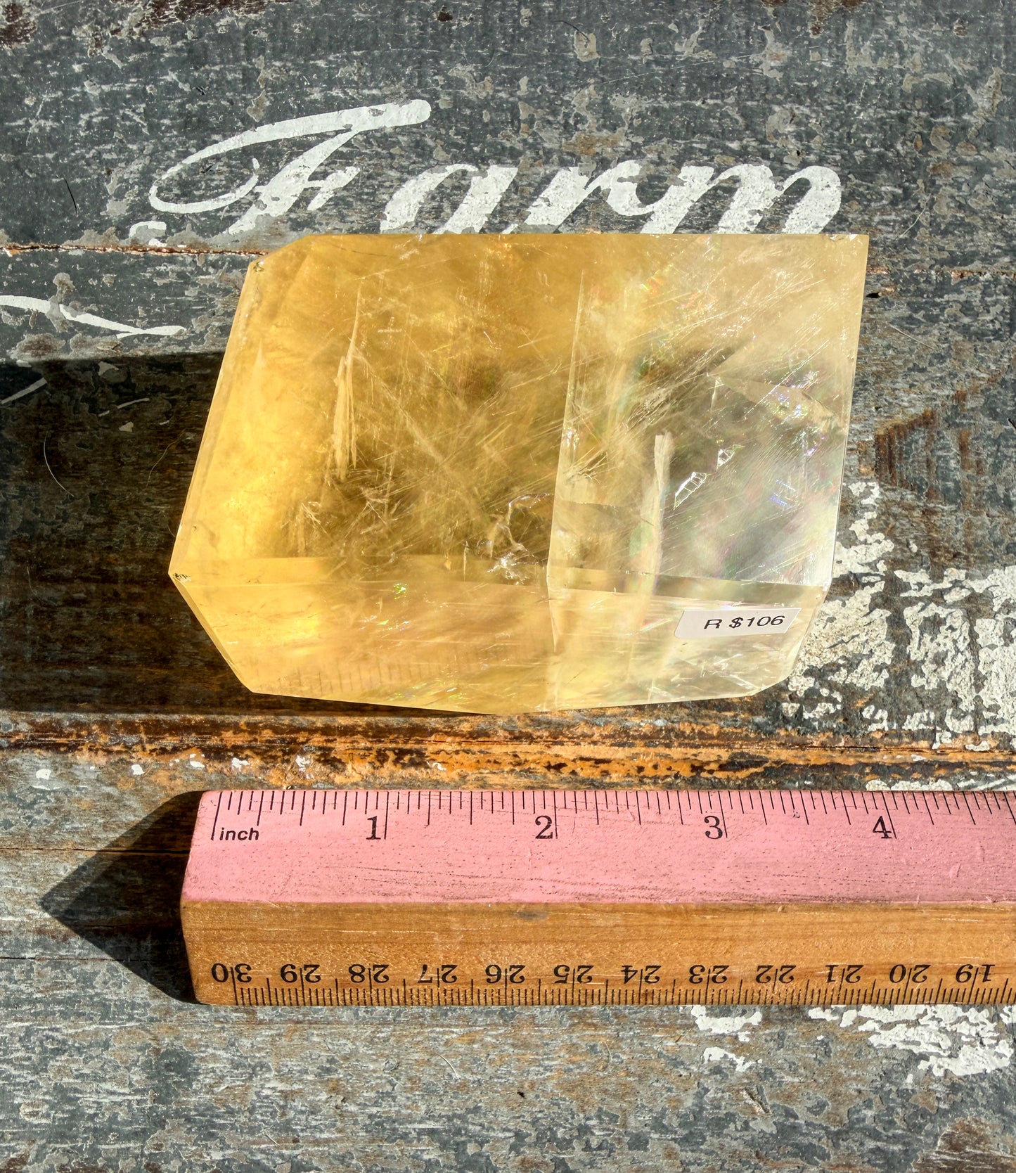 Gorgeous Optical Calcite Freeform from India | Opt R