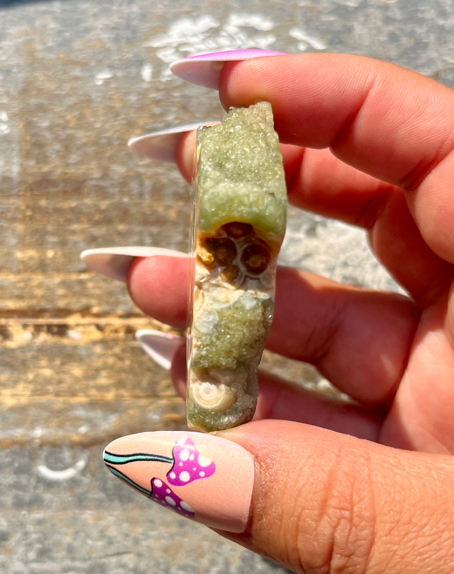 Gorgeous Authentic Ocean Jasper Mini Slab