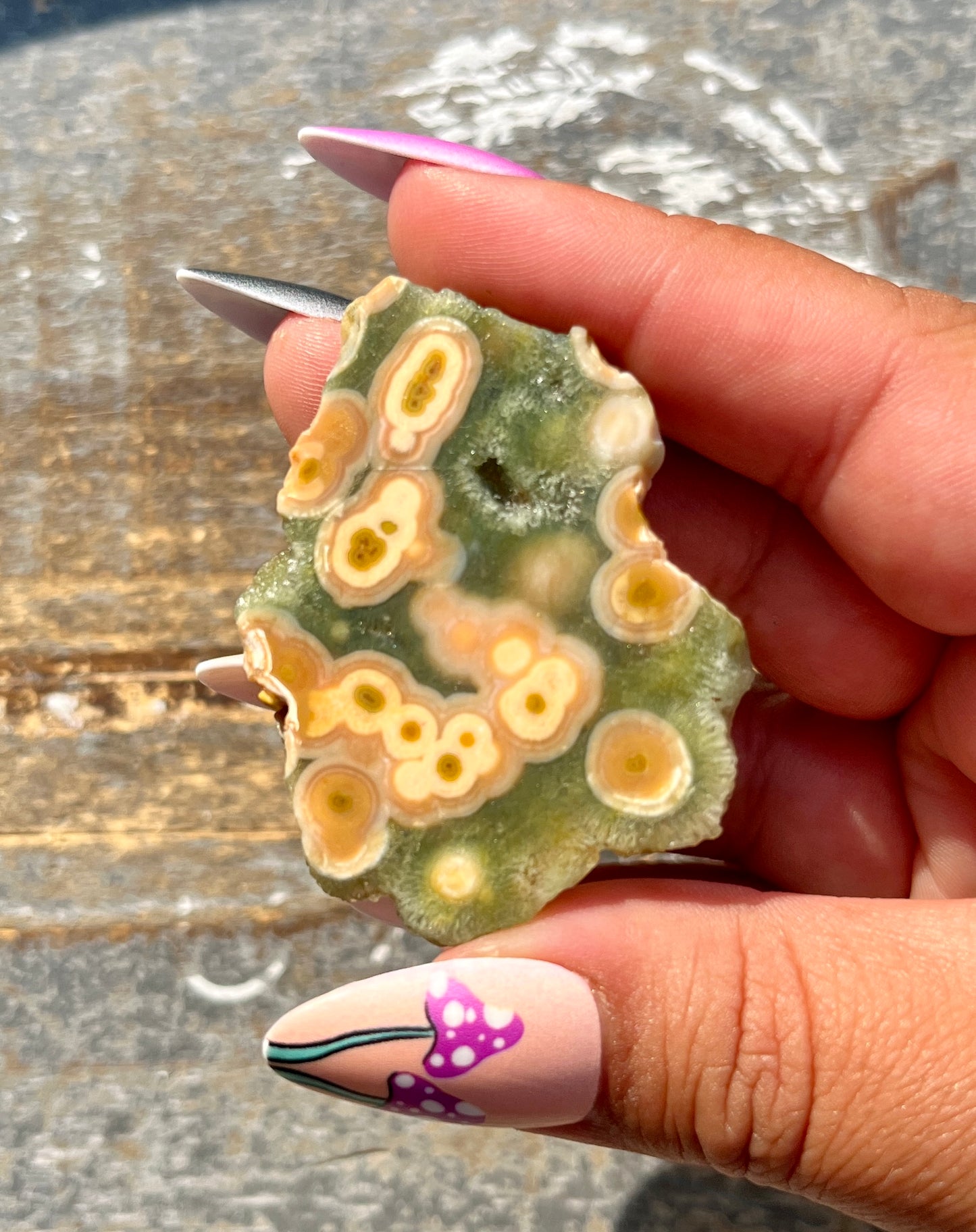 Gorgeous Authentic Ocean Jasper Mini Slab