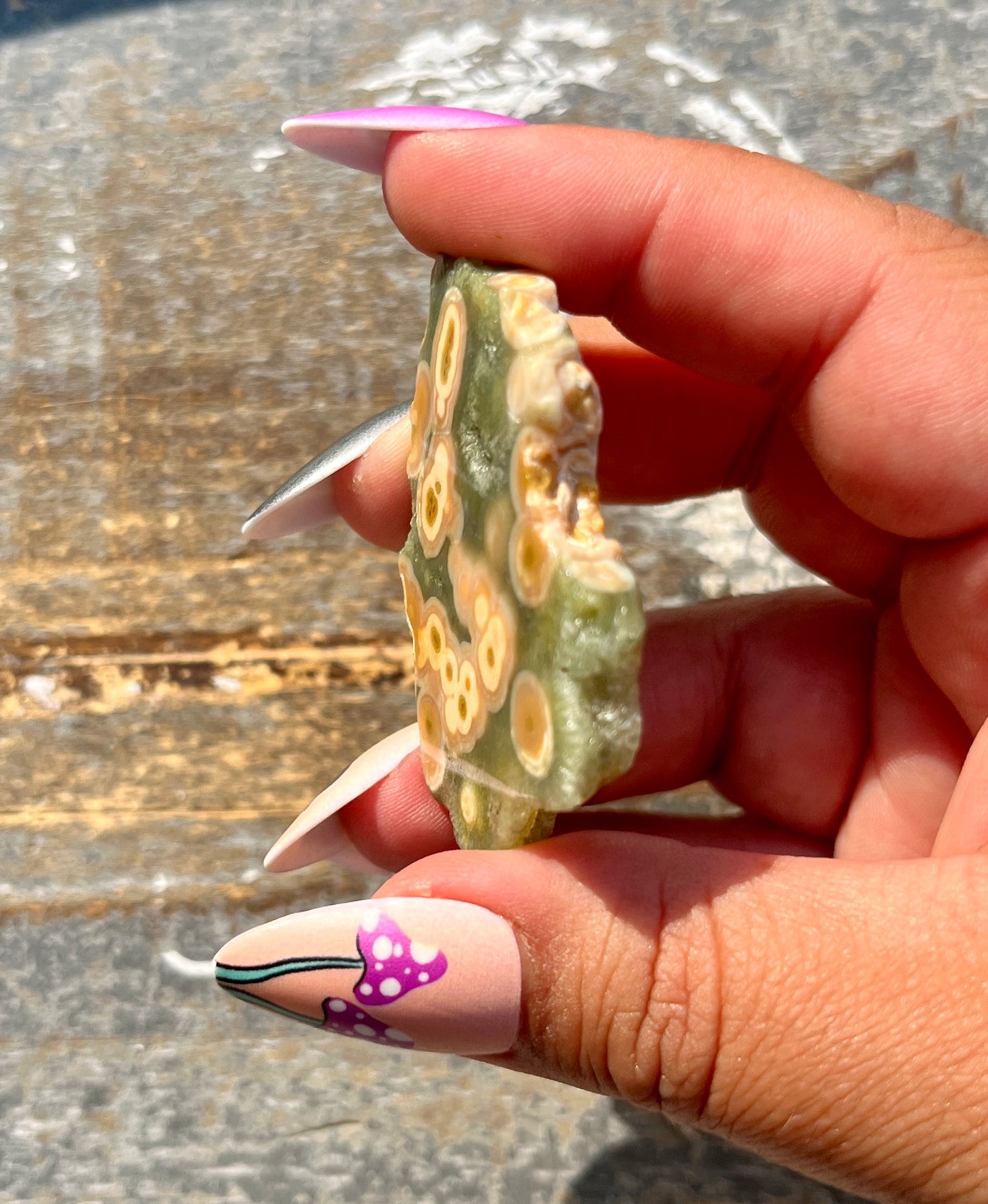 Gorgeous Authentic Ocean Jasper Mini Slab