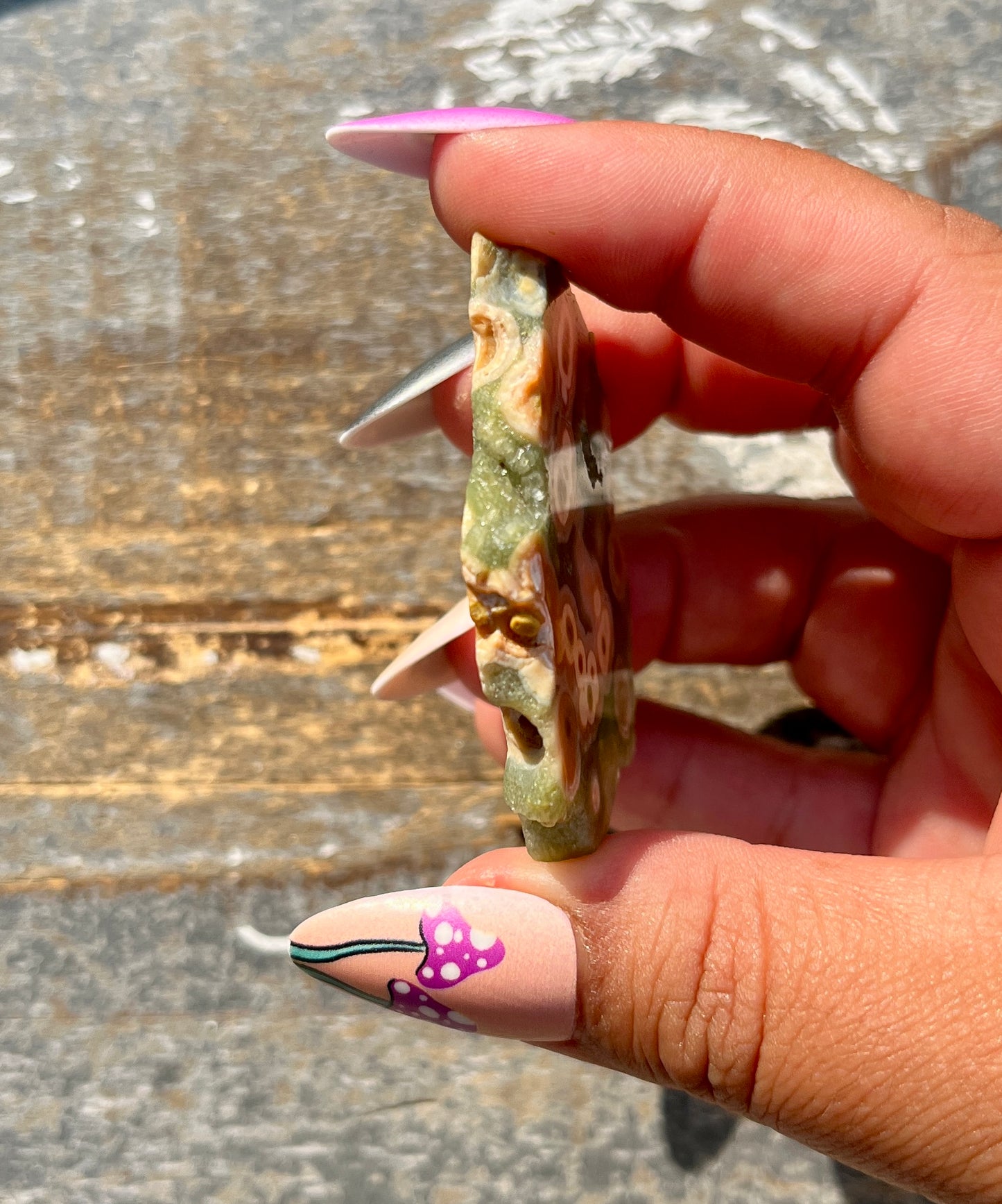 Gorgeous Authentic Ocean Jasper Mini Slab