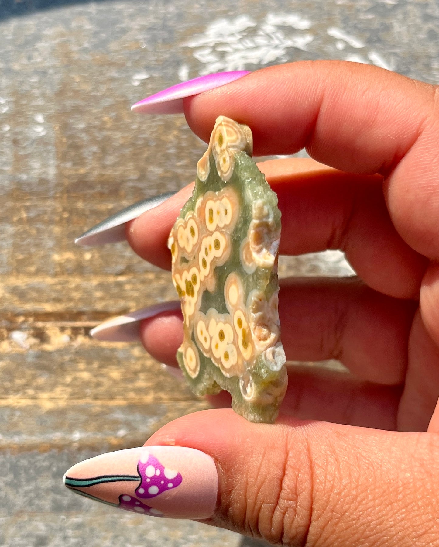 Gorgeous Authentic Ocean Jasper Mini Slab