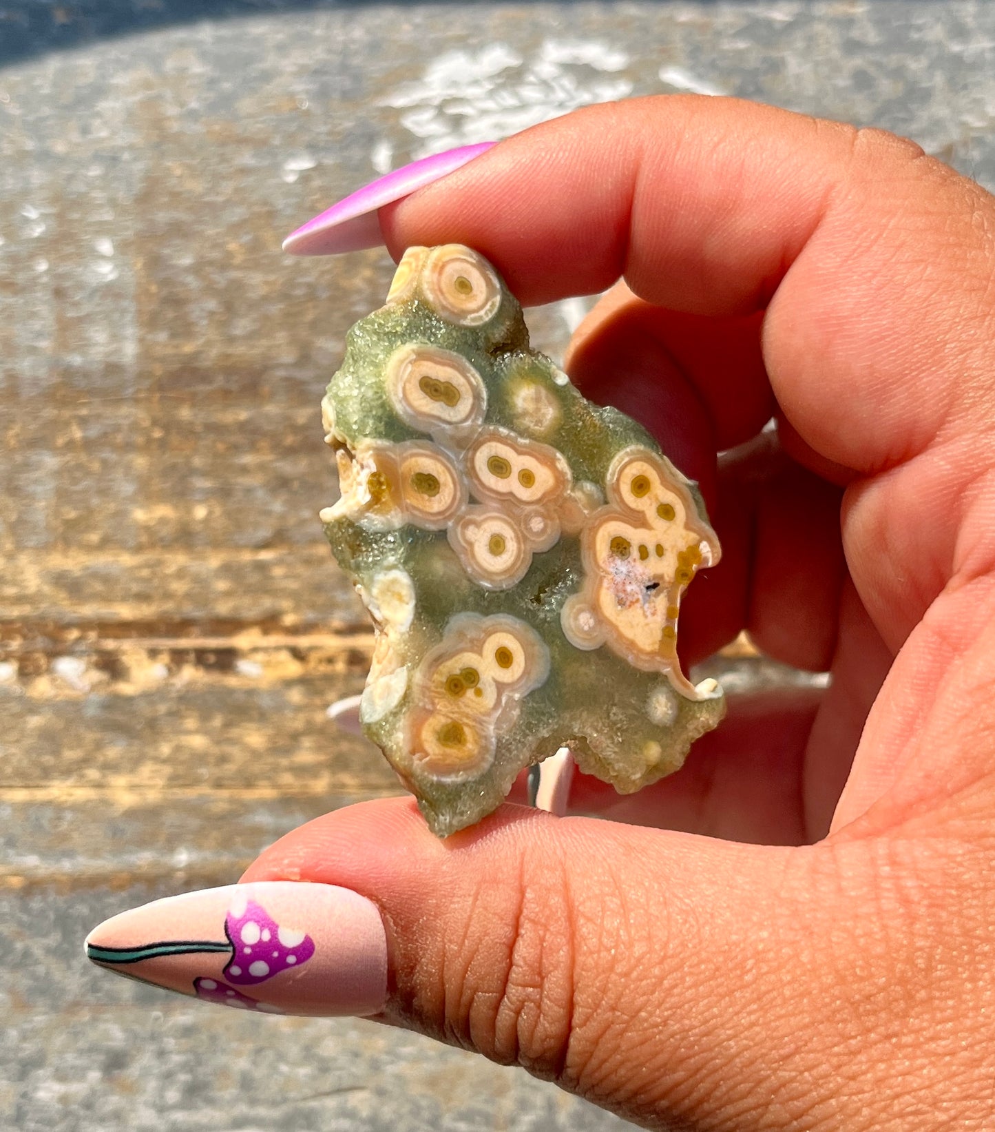 Gorgeous Authentic Ocean Jasper Mini Slab