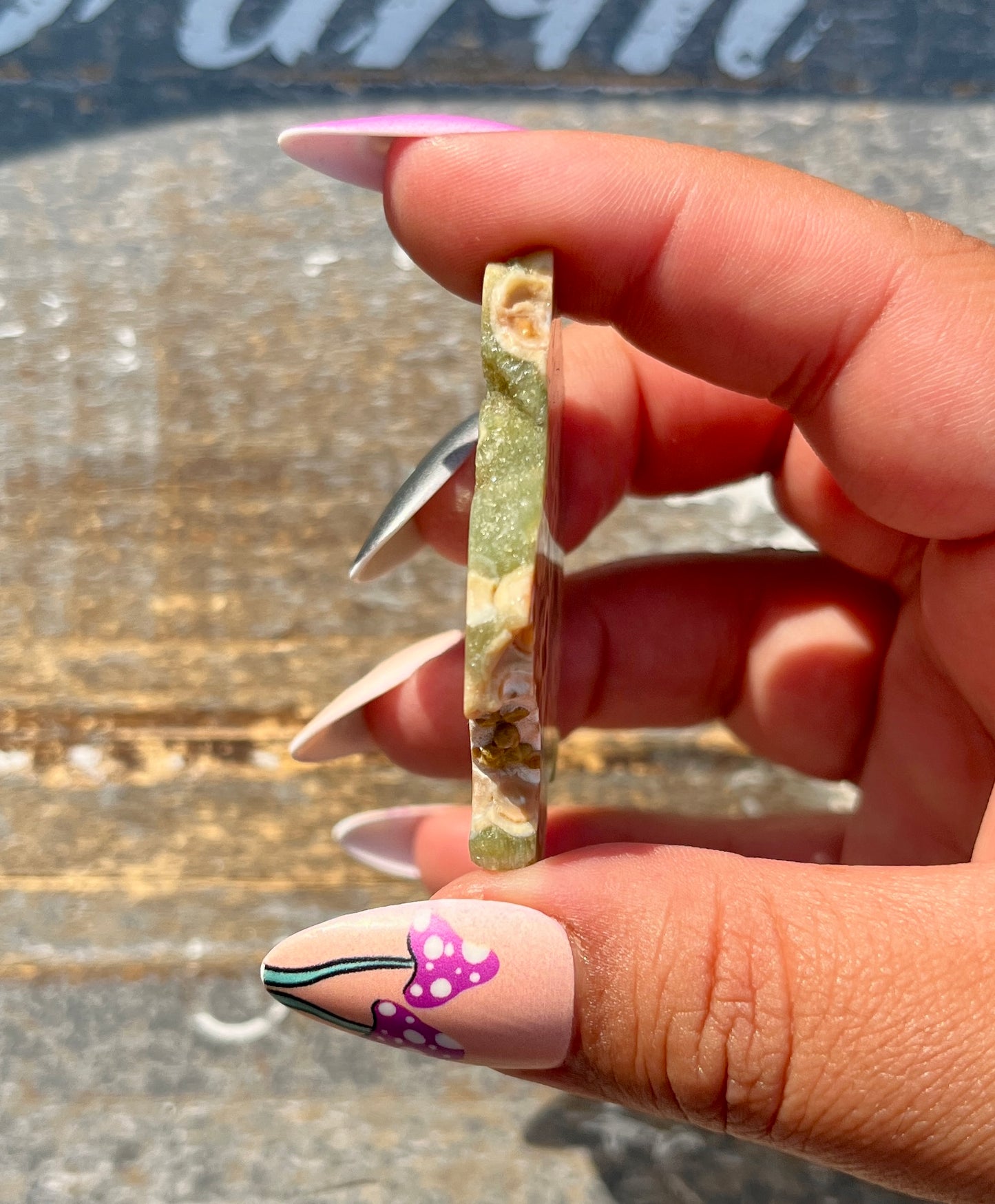 Gorgeous Authentic Ocean Jasper Mini Slab