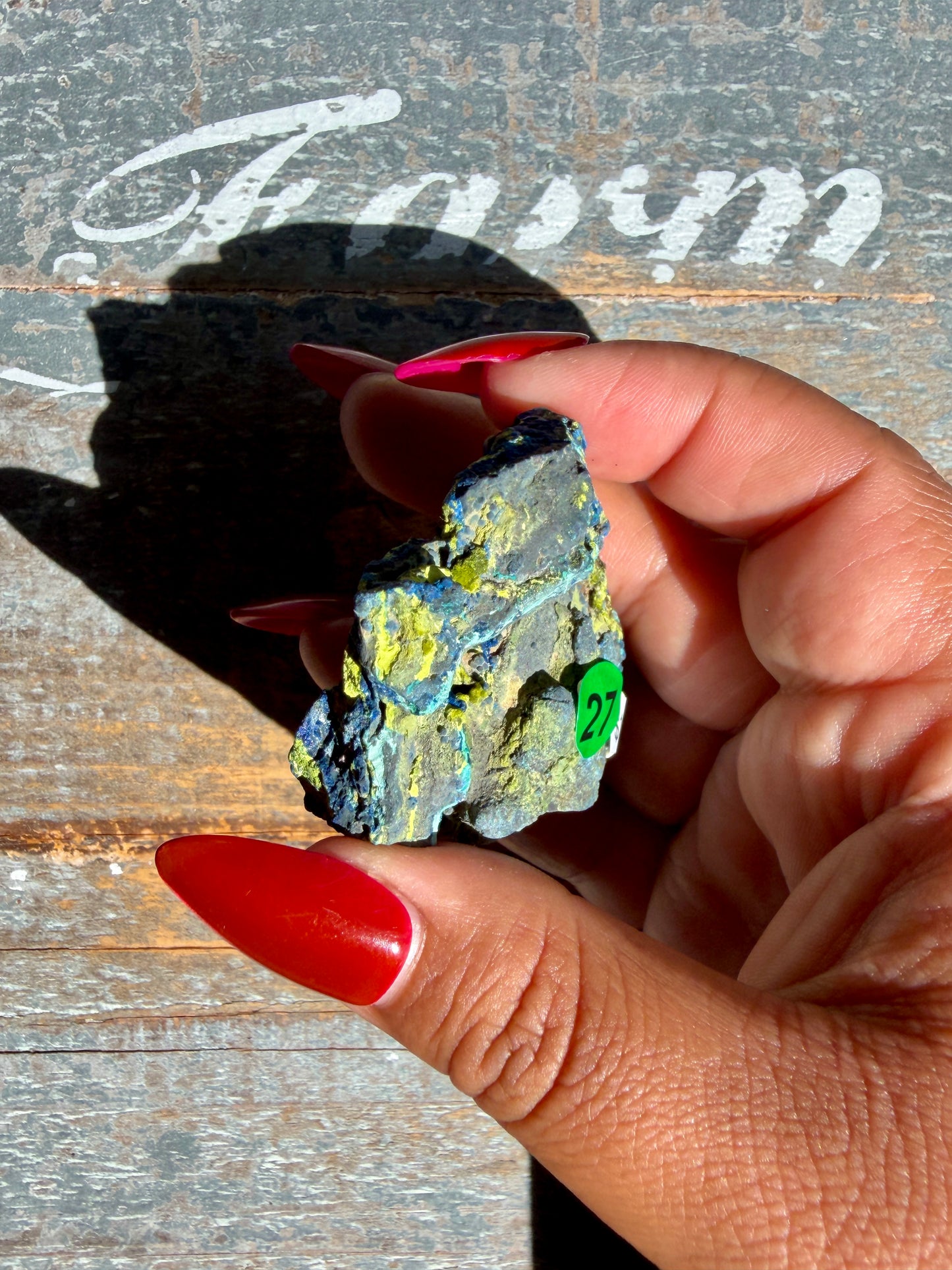 Gorgeous Malachite + Azurite on Matrix Specimen | Opt 27
